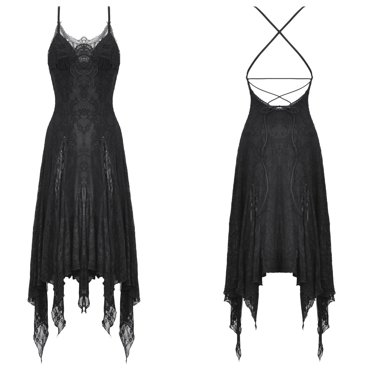 Vestido Midi de Encaje