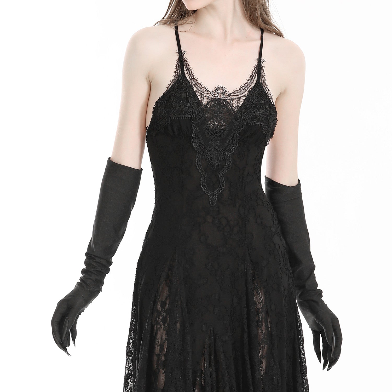 Vestido Midi de Encaje