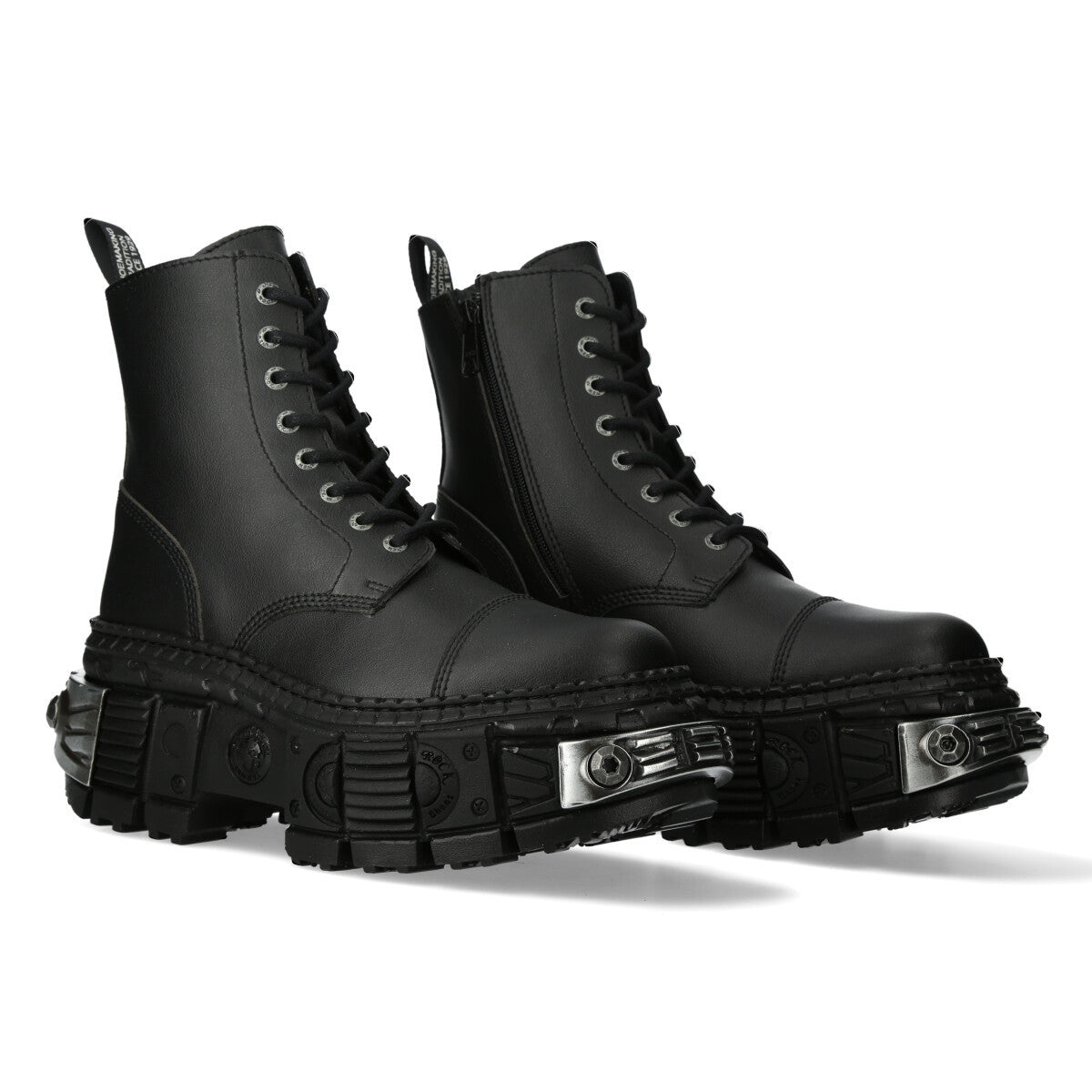 Botines New Rock Unisex de Cuero Sintético