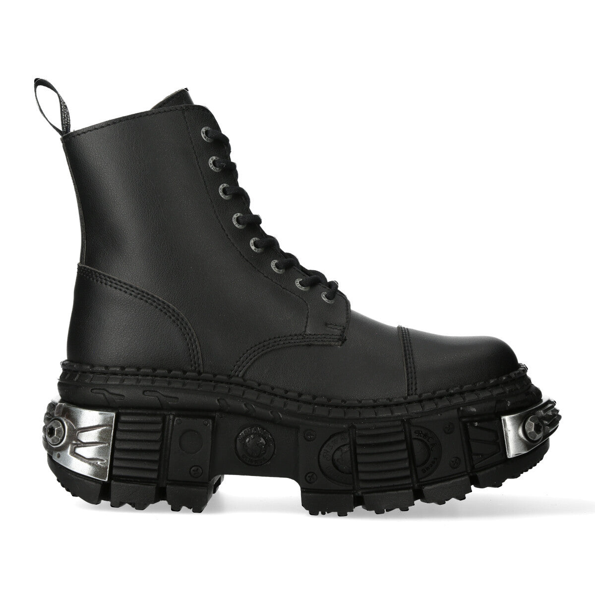 Botines New Rock Unisex de Cuero Sintético