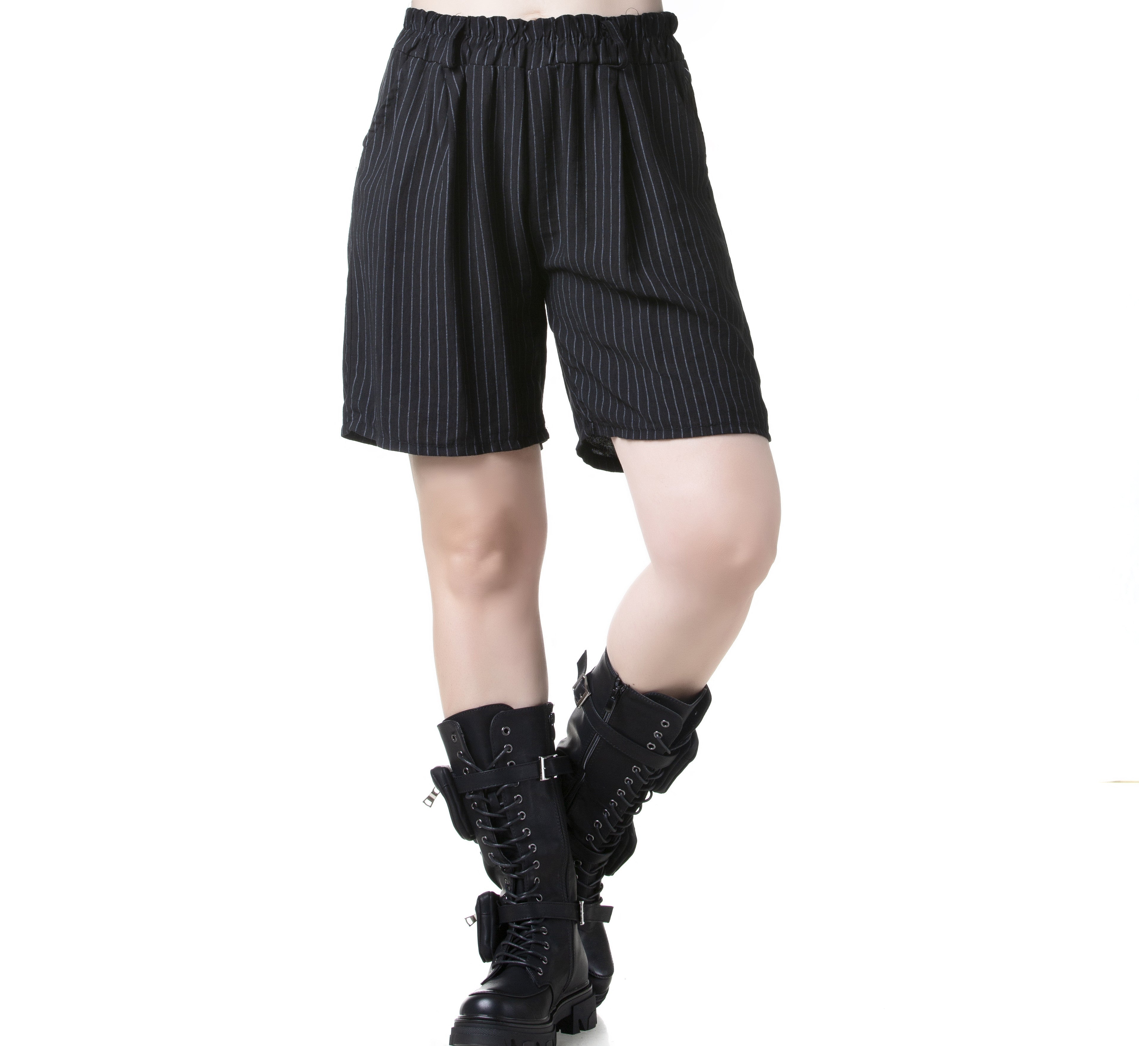 Pantalones Cortos a Rayas
