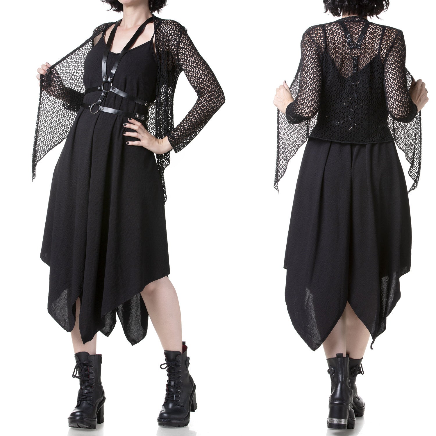 Nana Grid Short Jacket