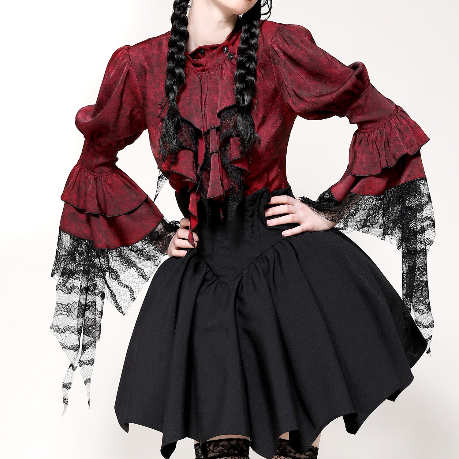 Camisa Roja Victoriana