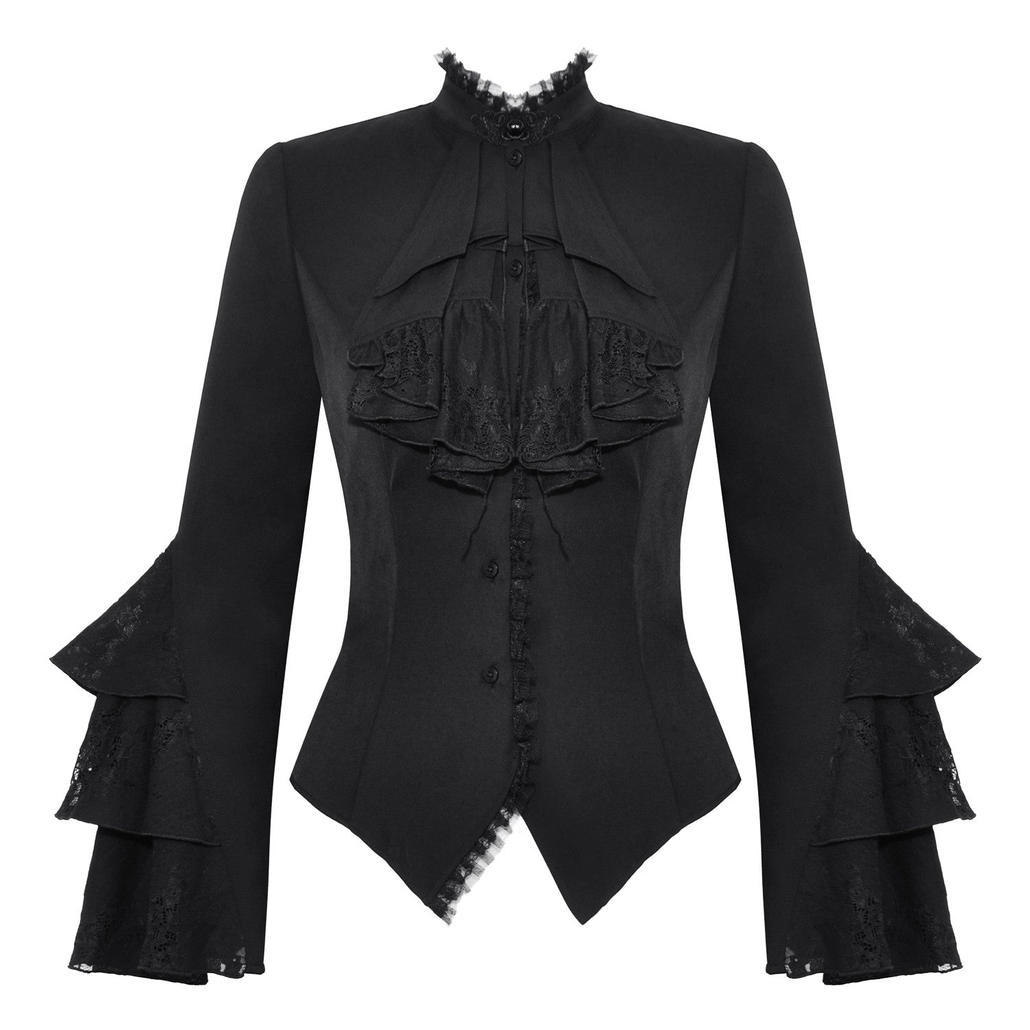 Camisa Victoriana Negra