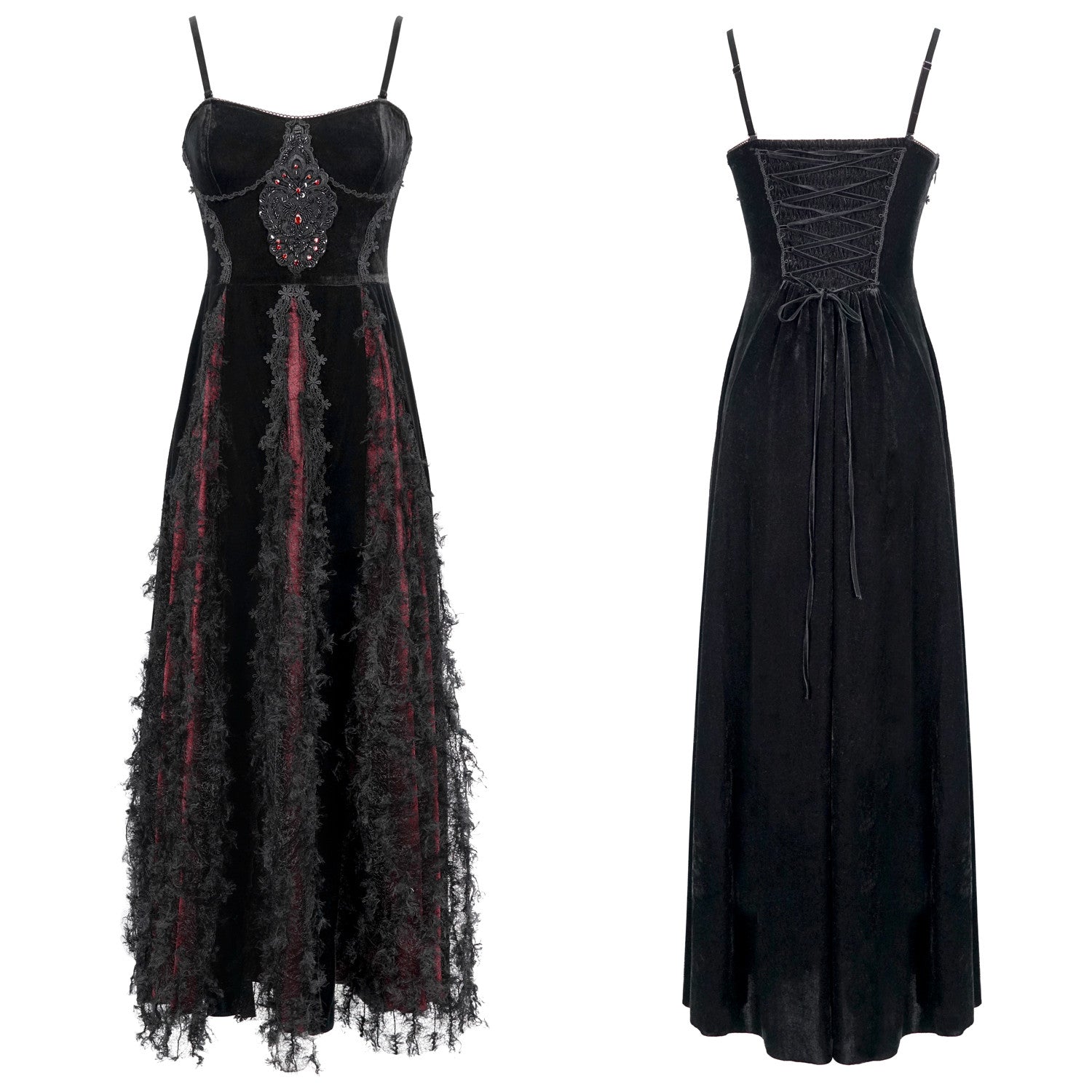 Long Dress with Straps