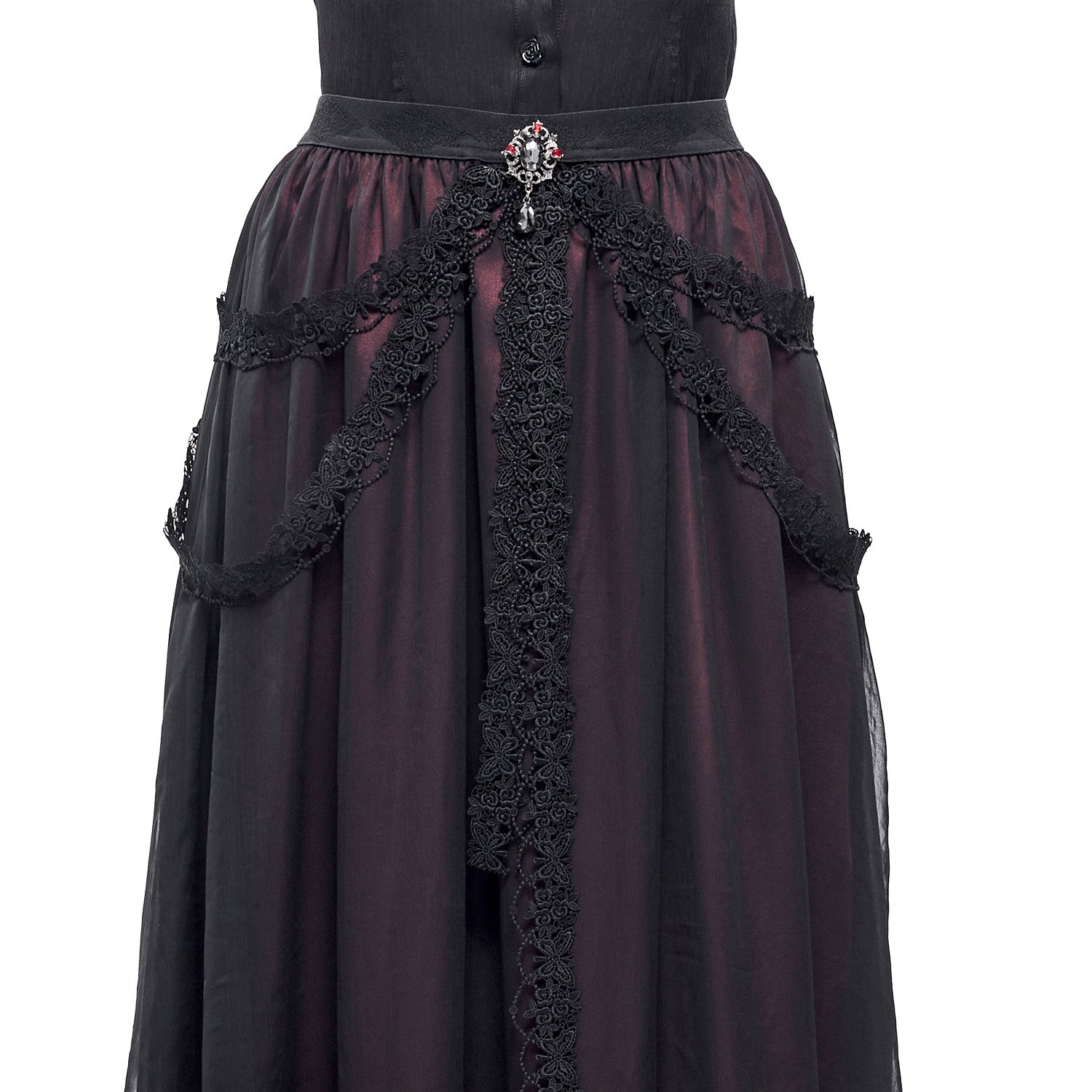 Long Garnet Skirt
