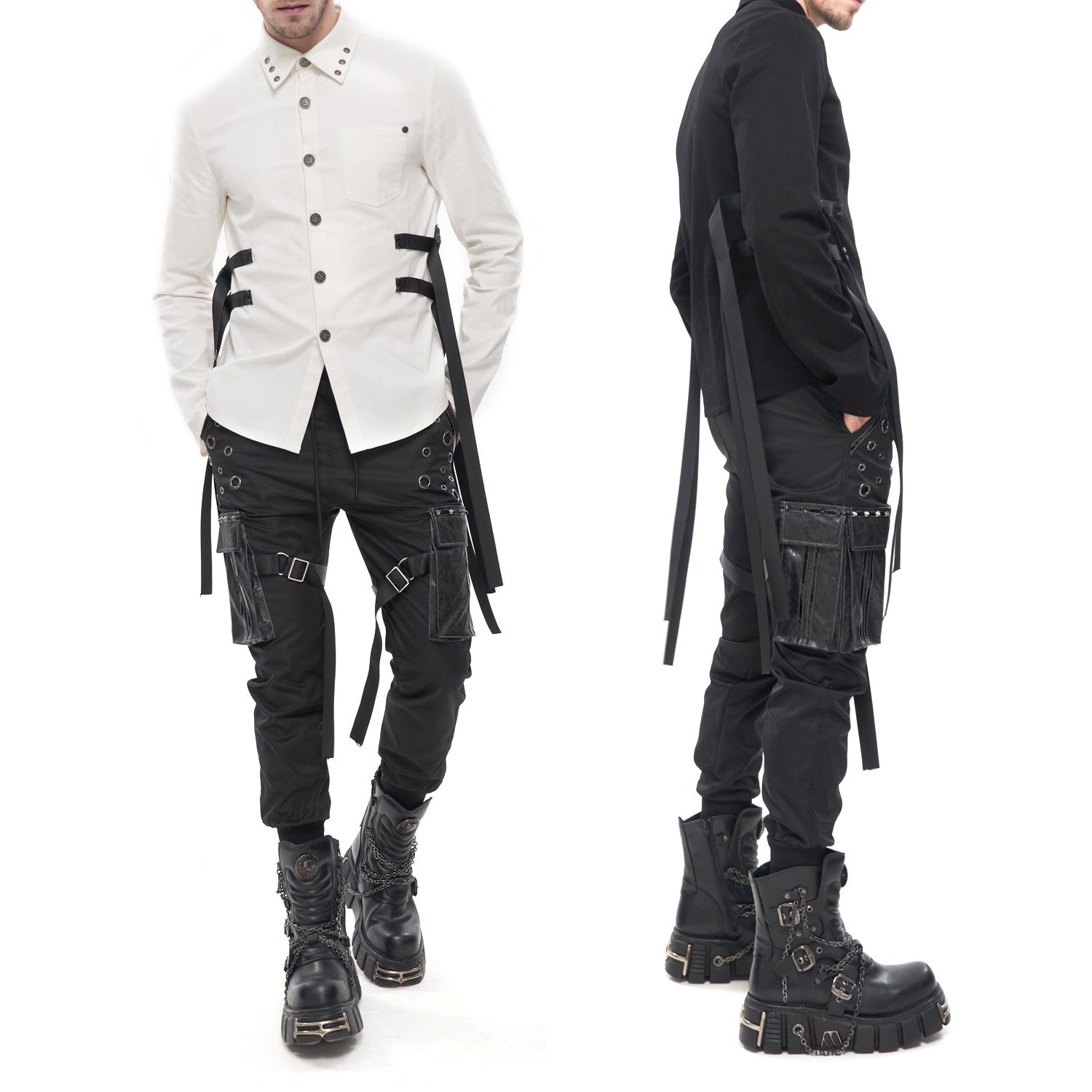 Pantalón Marrón con Bolsillo para Hombre