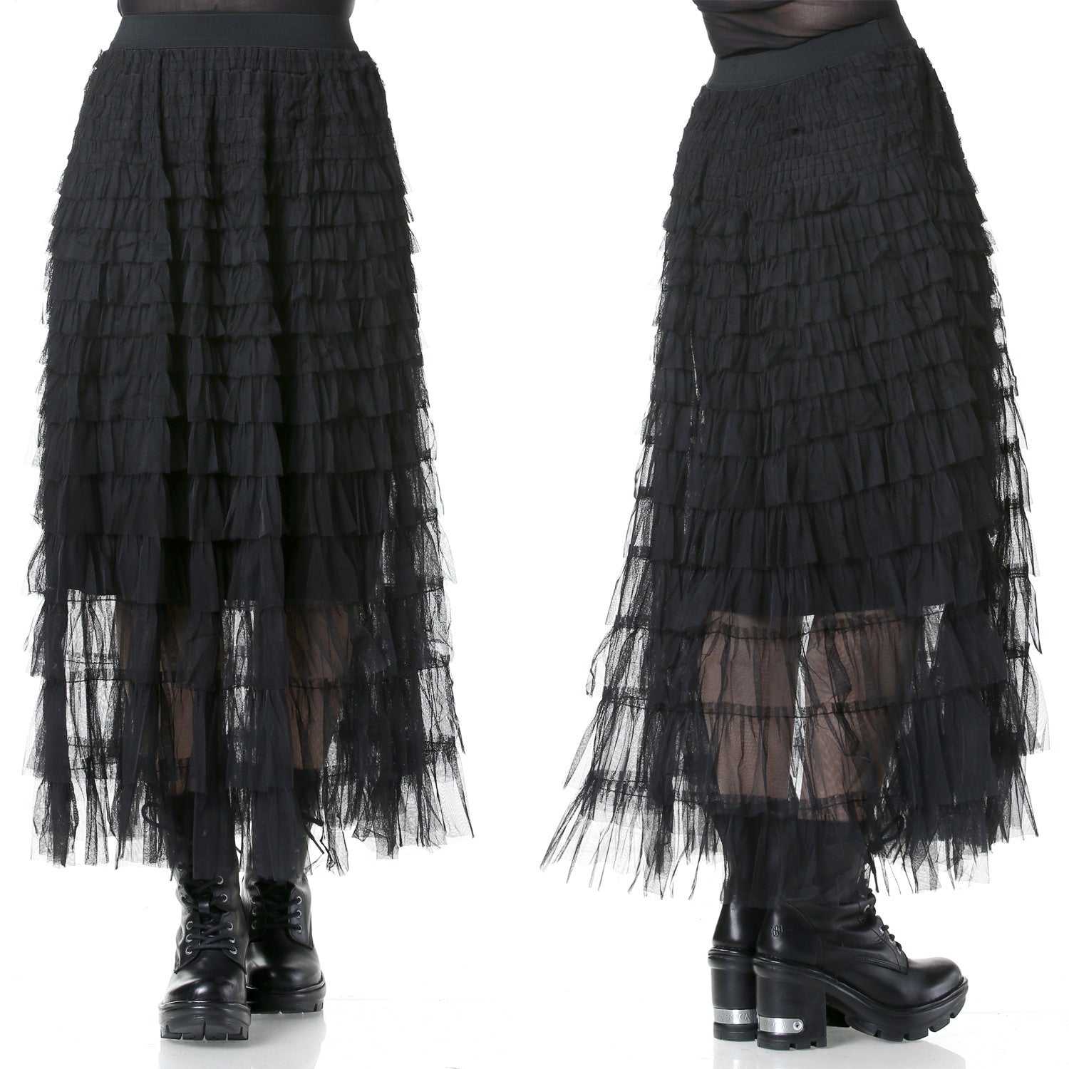 Selene Long Tulle Skirt