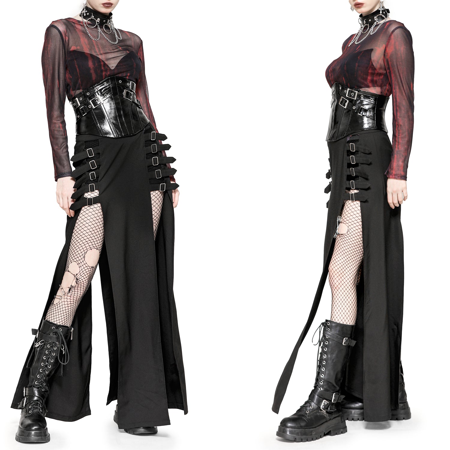 "Reflection" Buckle Corset