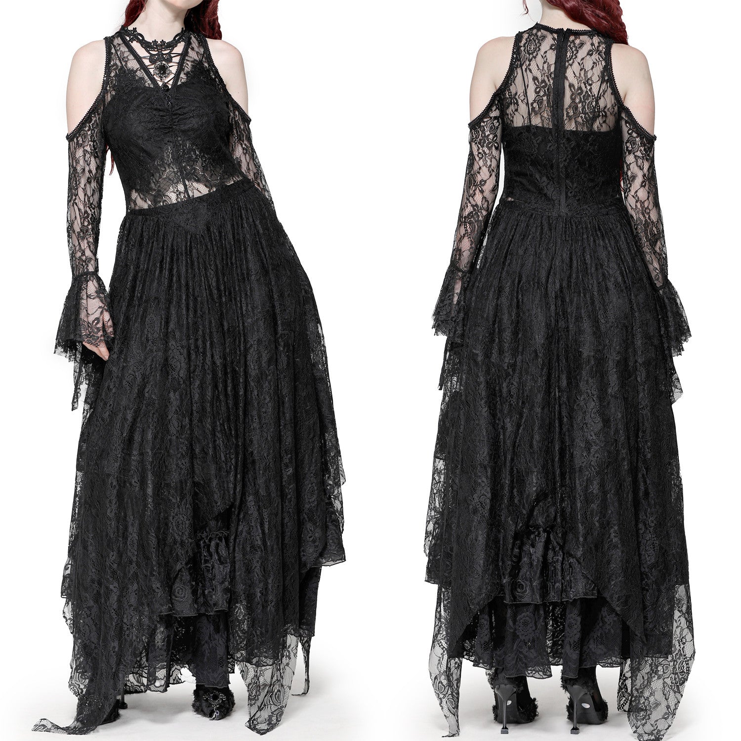 Vestido Midi de Encaje "Alira"