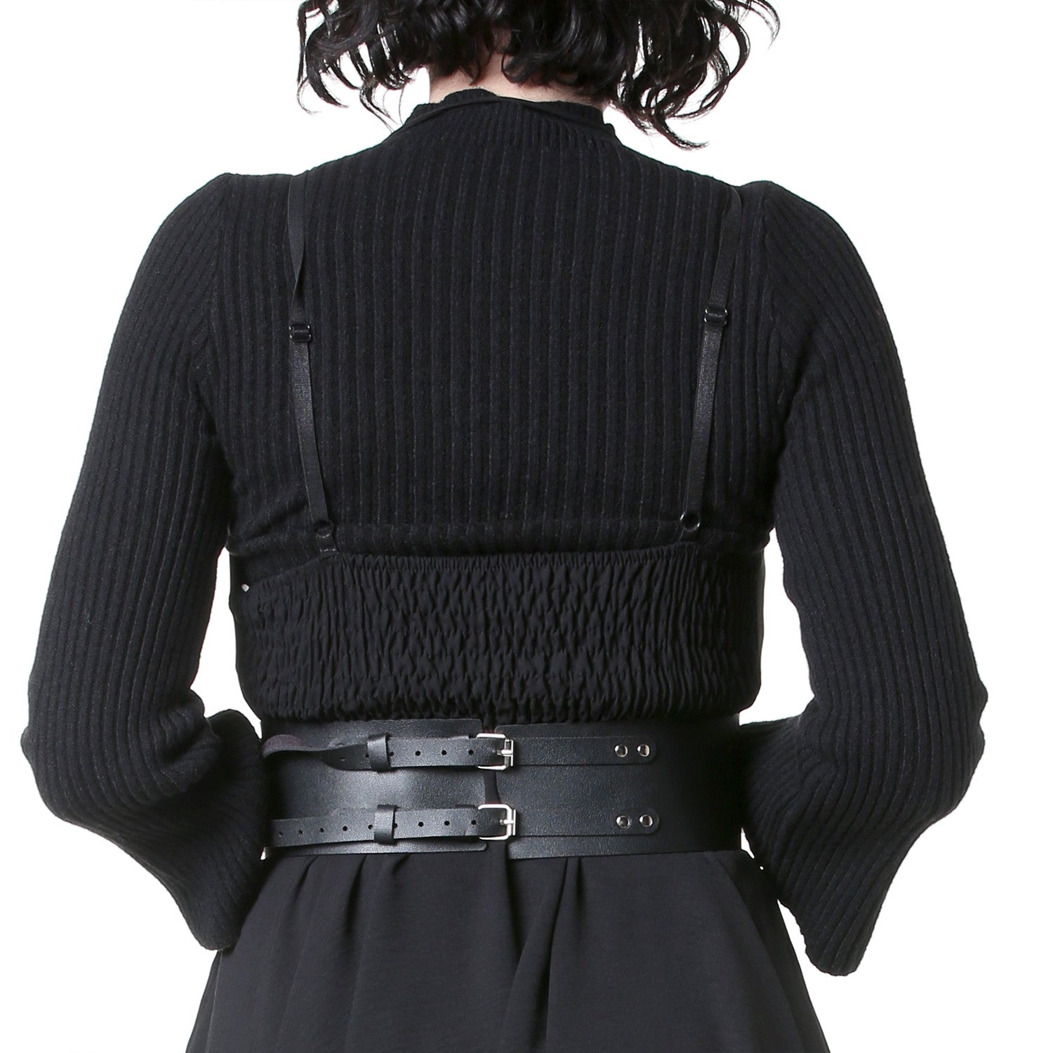 Double Buckle Corset Belt "Nox"