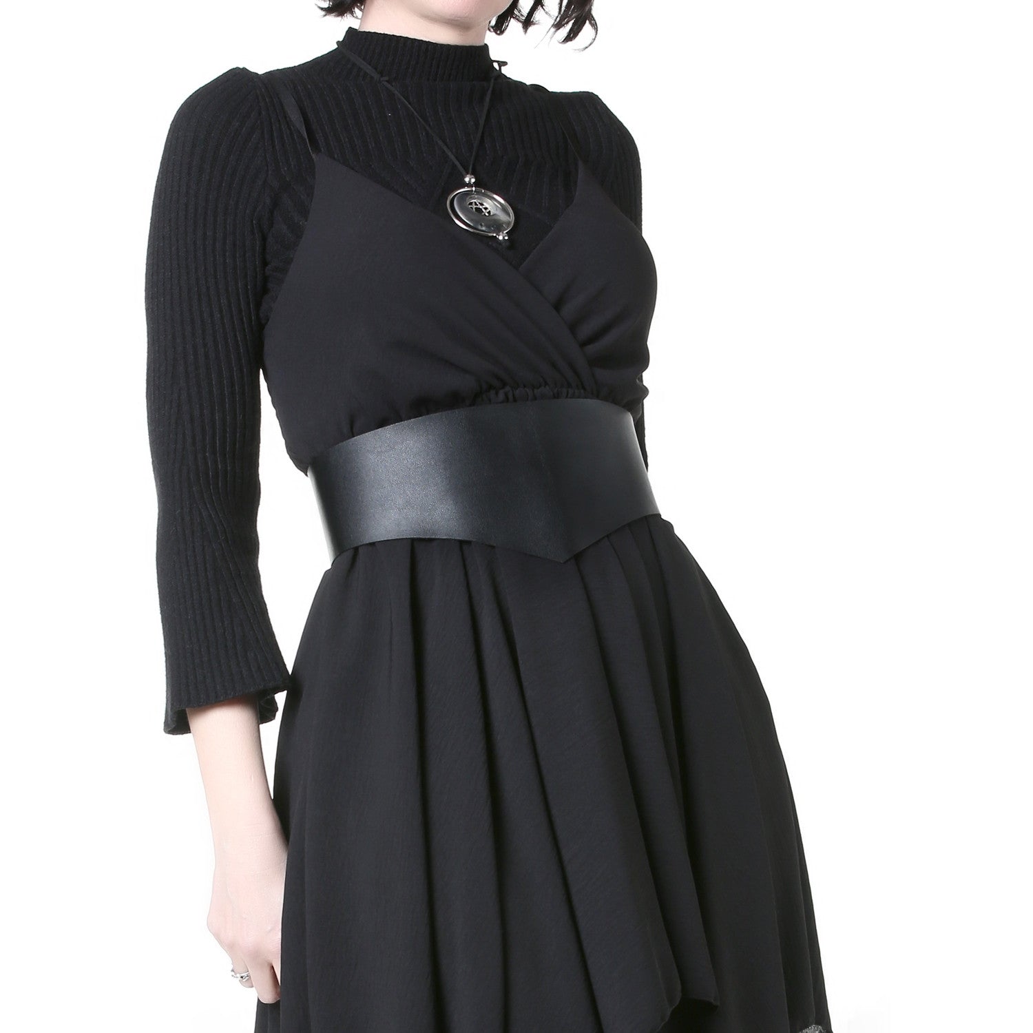 Double Buckle Corset Belt "Nox"