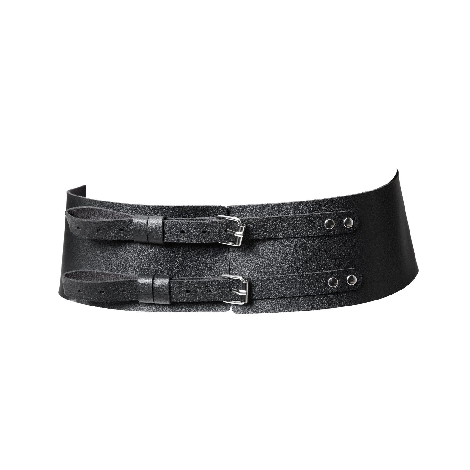 Double Buckle Corset Belt "Nox"
