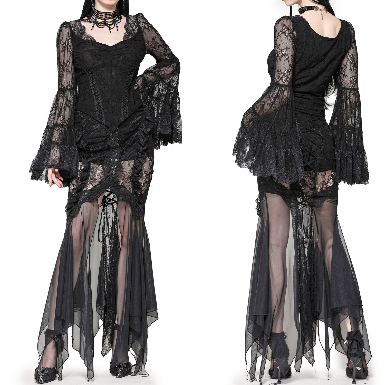 Camiseta Mangas Campana " Salem"