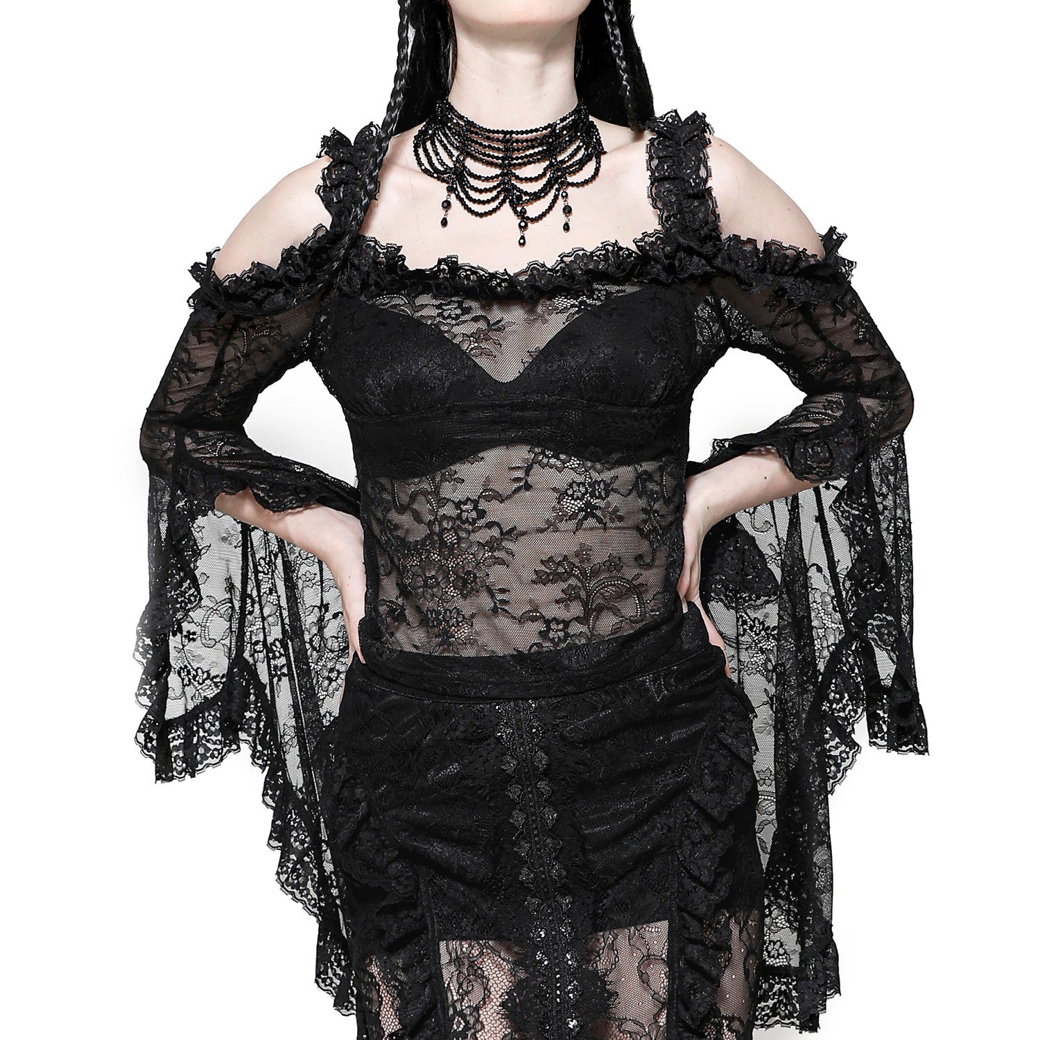Blusa transparente "Eris"