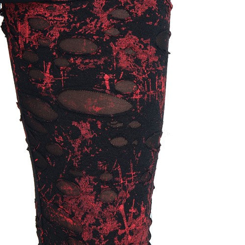 Legging Rojo y Negro