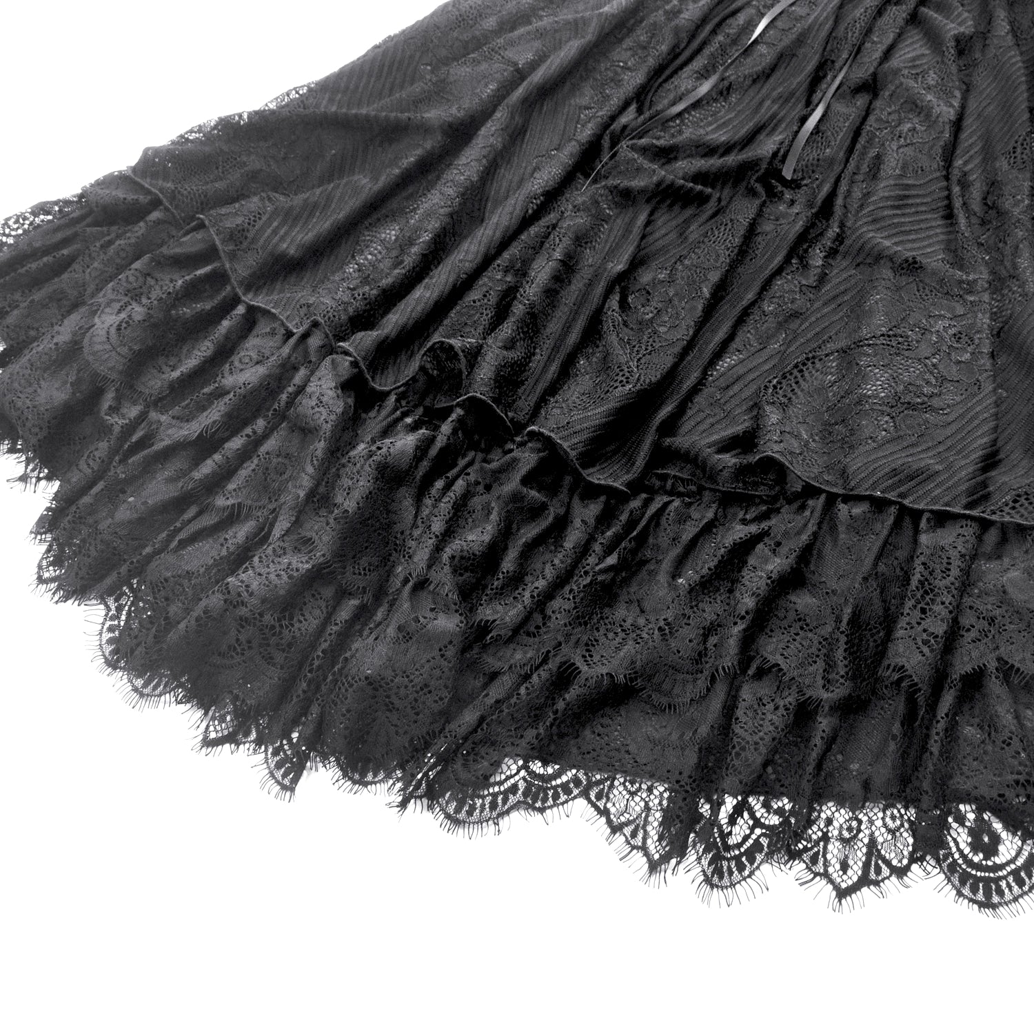 Vestido Gótico Renda | Ombros Caídos