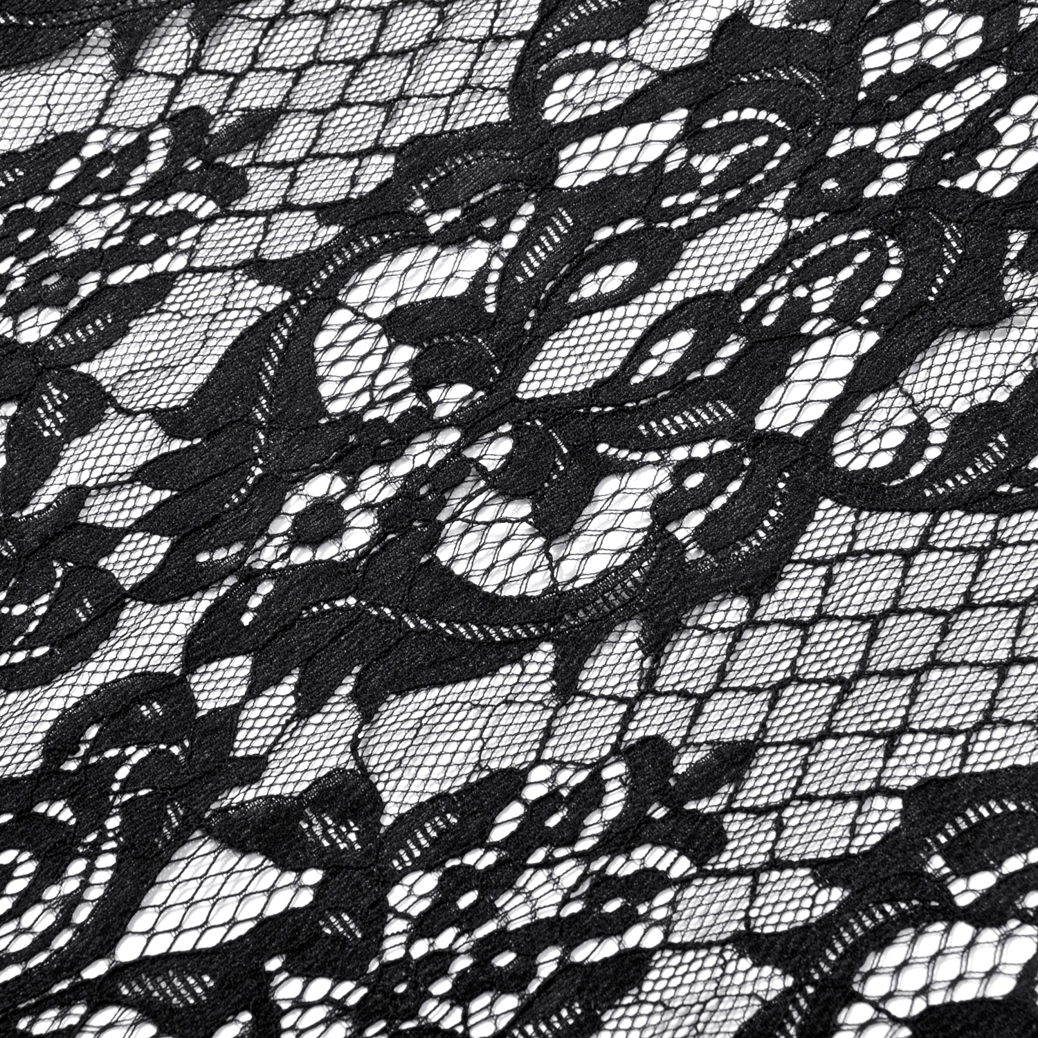 Vestido Gótico Largo de Encaje Barroco y Tul