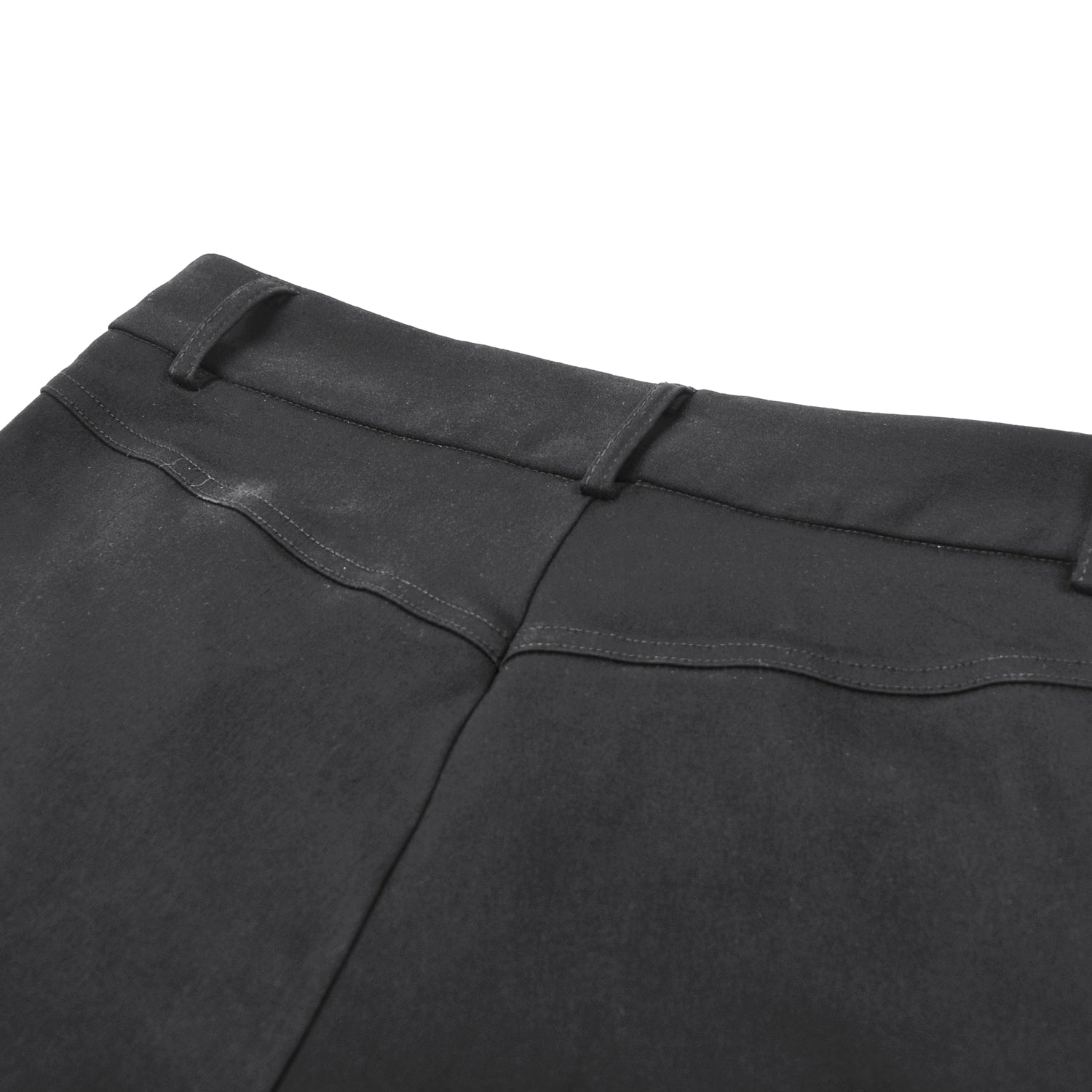 Pantalones Góticos Pitillo con Hebillas y Acordonado