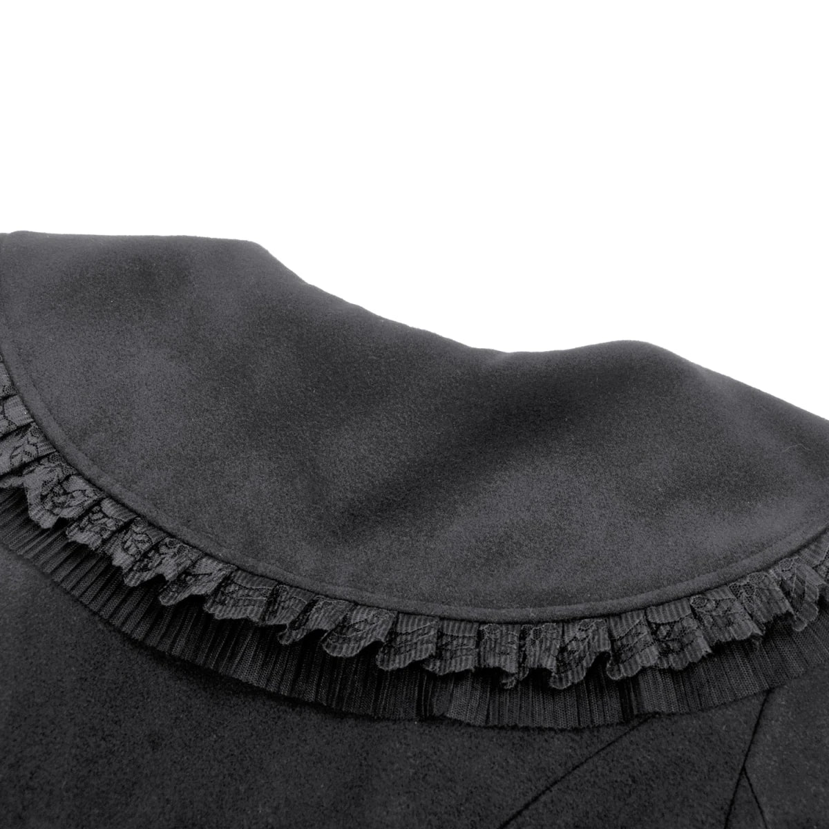 Abrigo de Botonadura Frontal y Gran Cuello - Crazyinlove