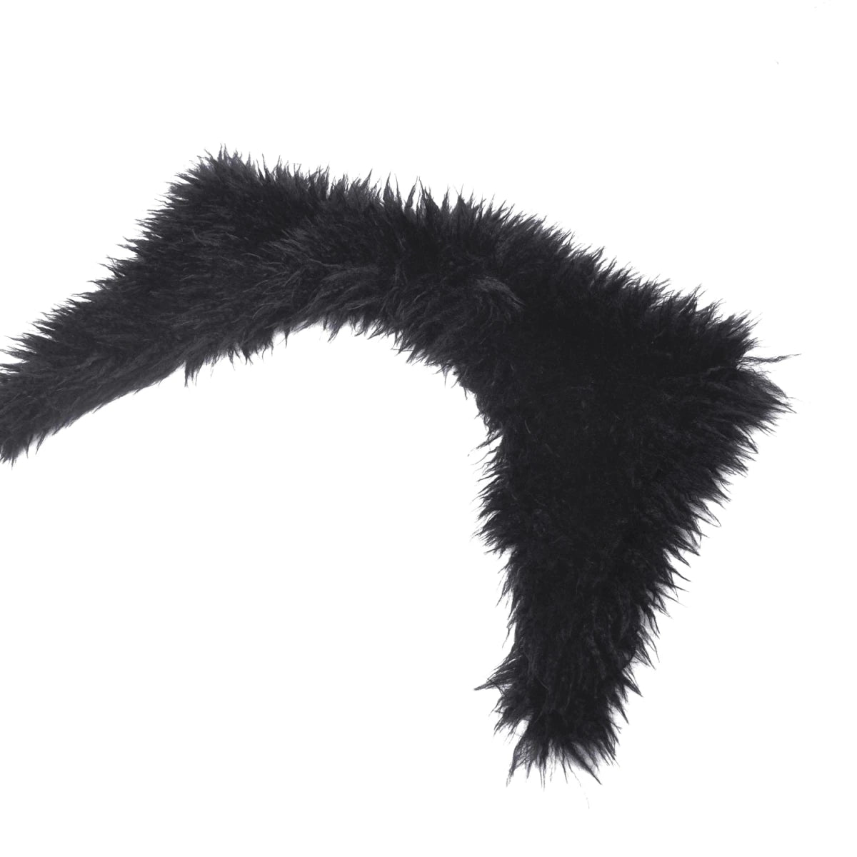 Abrigo Largo con Cuello de Pelo y Lazada Trasera - Crazyinlove