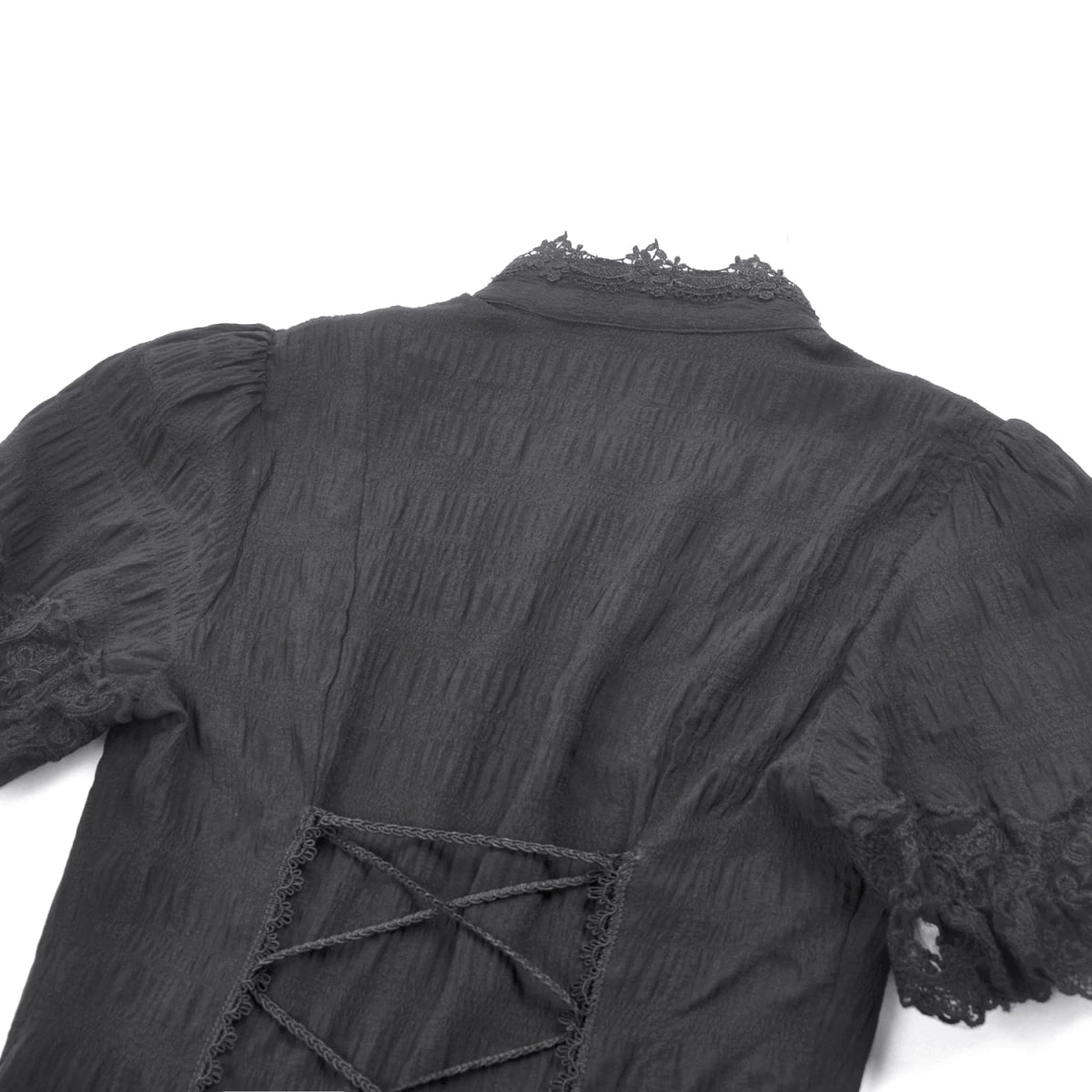 Blusa Gótica Victoriana de Encaje con Camafeo - Crazyinlove