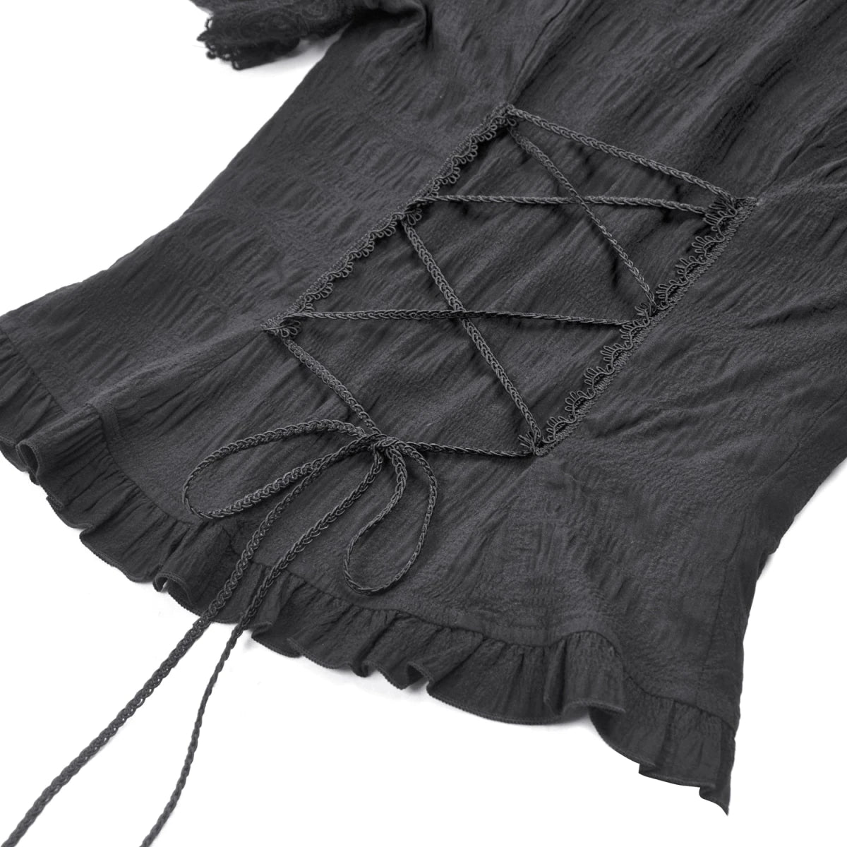Blusa Gótica Victoriana de Encaje con Camafeo - Crazyinlove