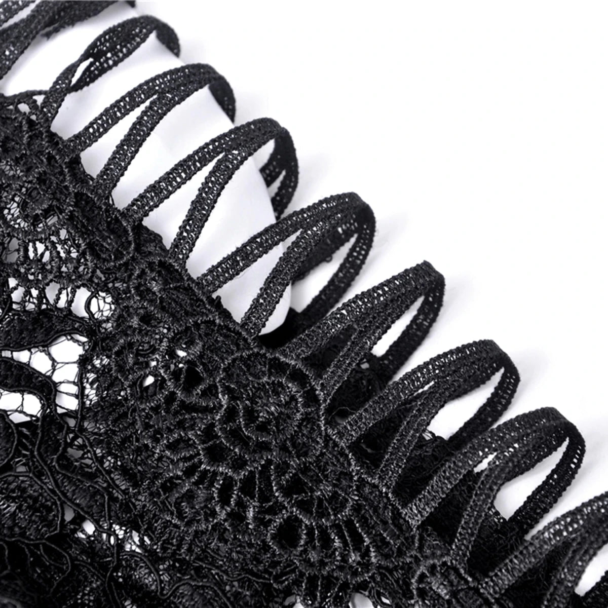 Bolero de Encaje con Mangas Murciélago y Tiras - Crazyinlove