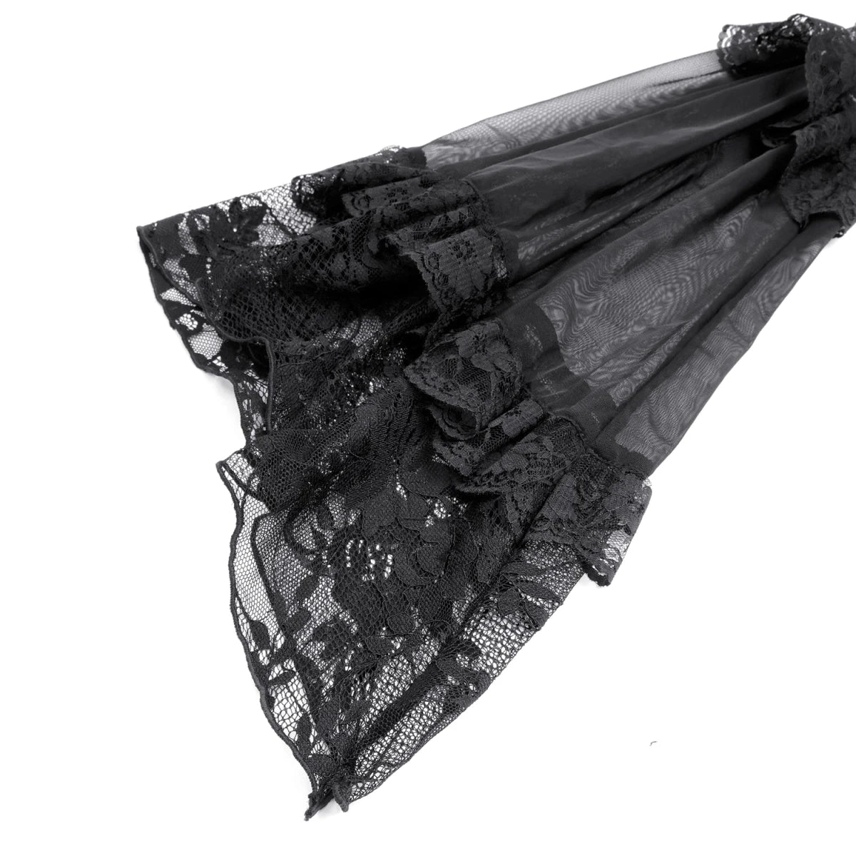 Bolero de Encaje Negro Victoriano con Mangas Acampanadas - Crazyinlove