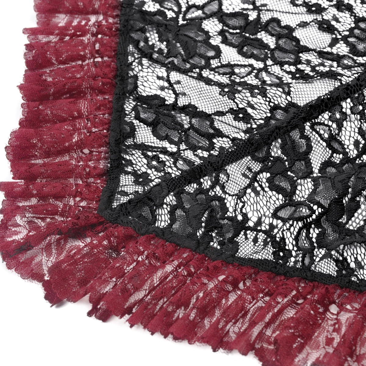 Bolero Encaje Negro Manga Larga Campana | Gótico Dark - Crazyinlove