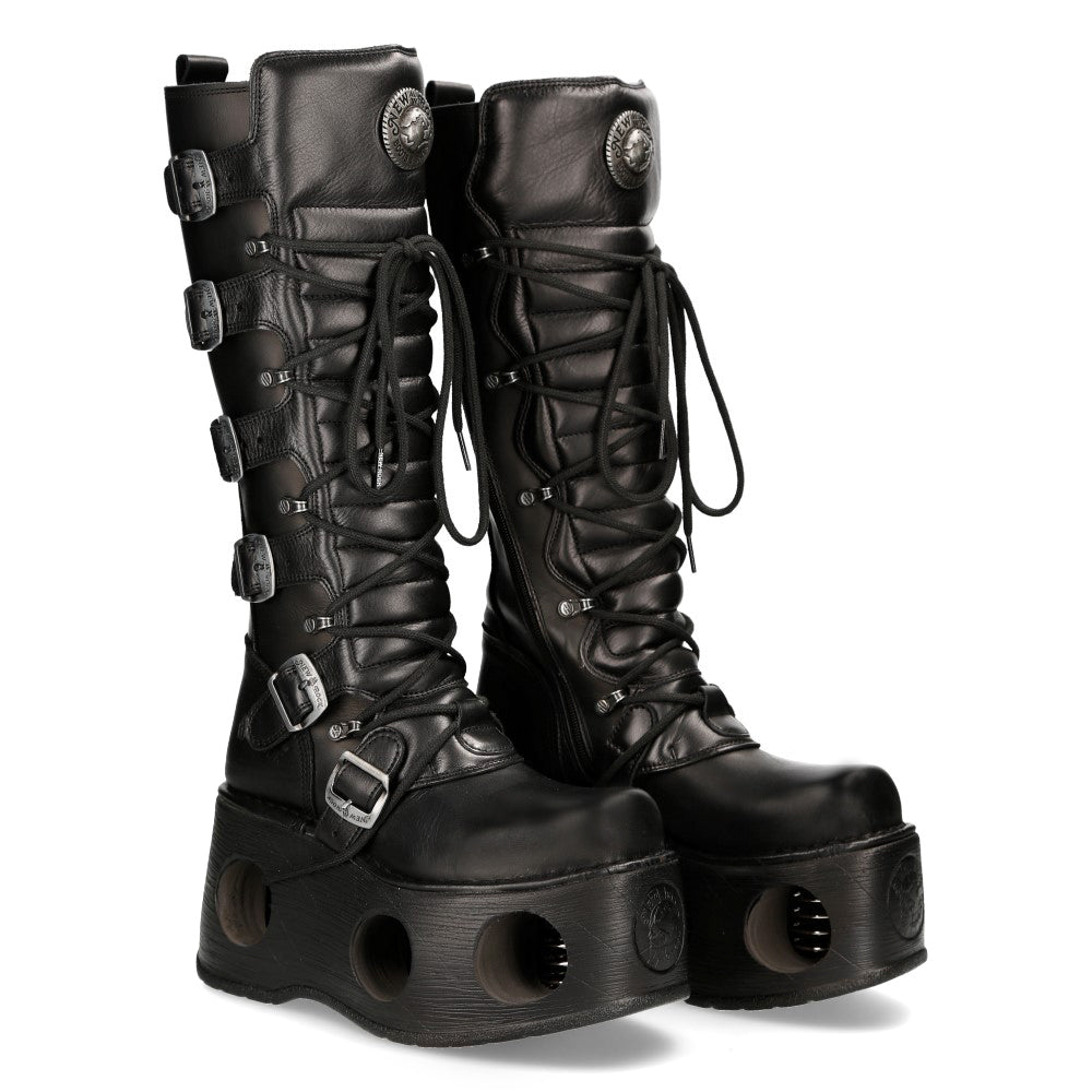 Bota Alta Cyber Plataforma New Rock - Crazyinlove