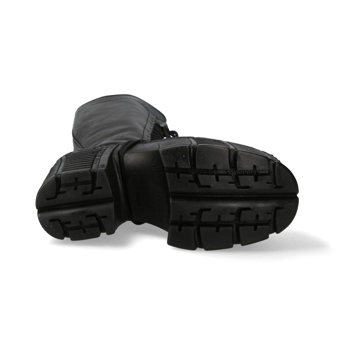 Bota Alta Heavy Plataforma Acordonada - Crazyinlove