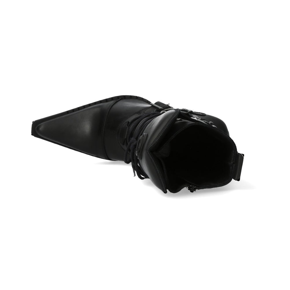 Bota Tacón Plataforma Punk Hebillas - Crazyinlove