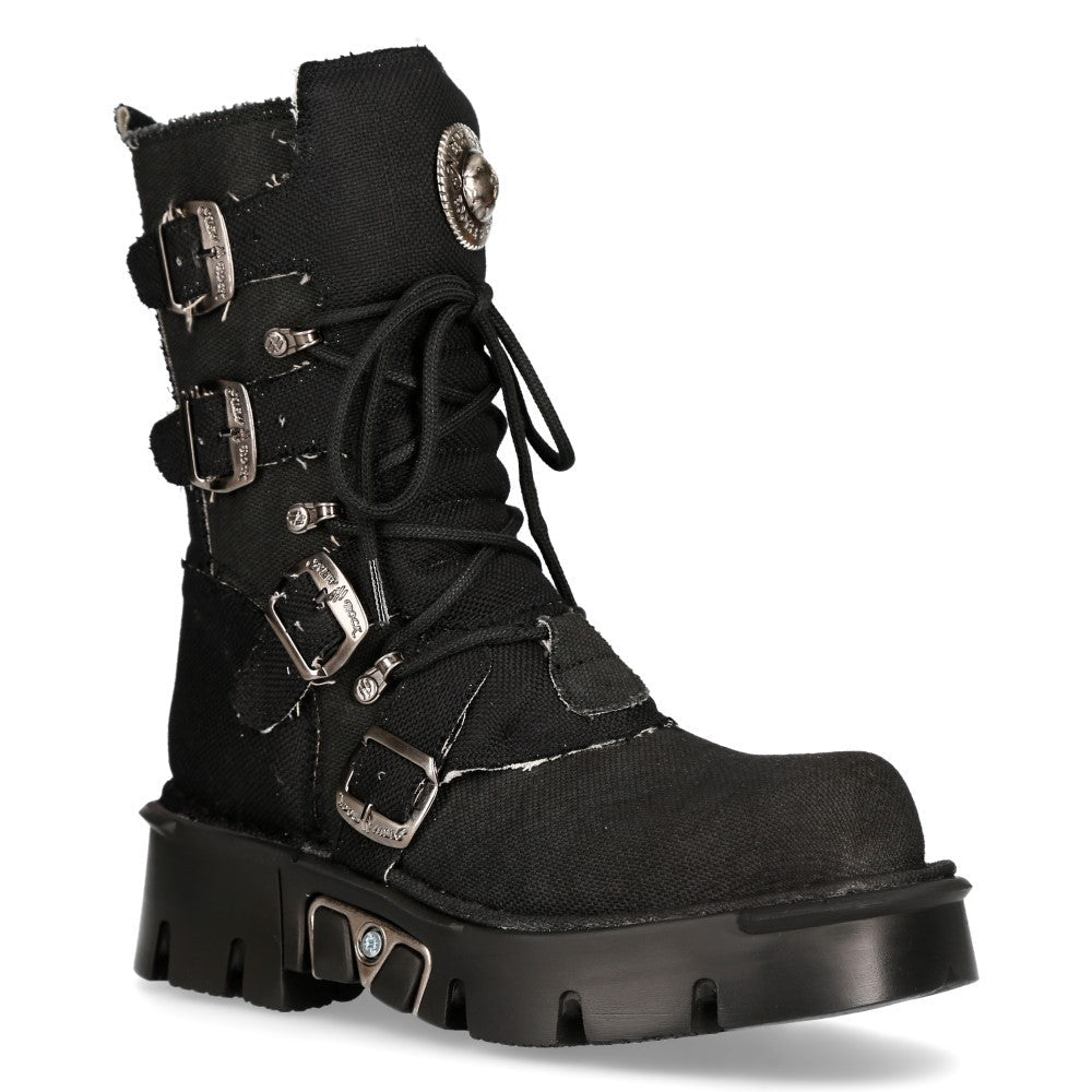 Black Gothic New Rock Boots for Men