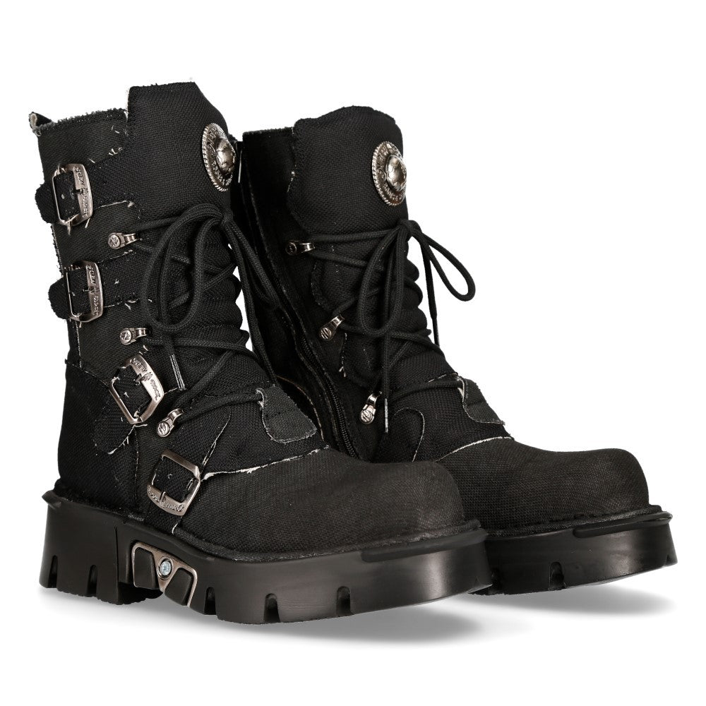 Black Gothic New Rock Boots for Men