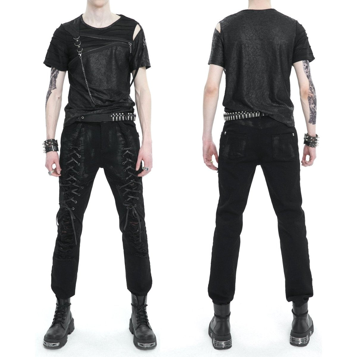 Camiseta Asimétrica para Hombre - Crazyinlove