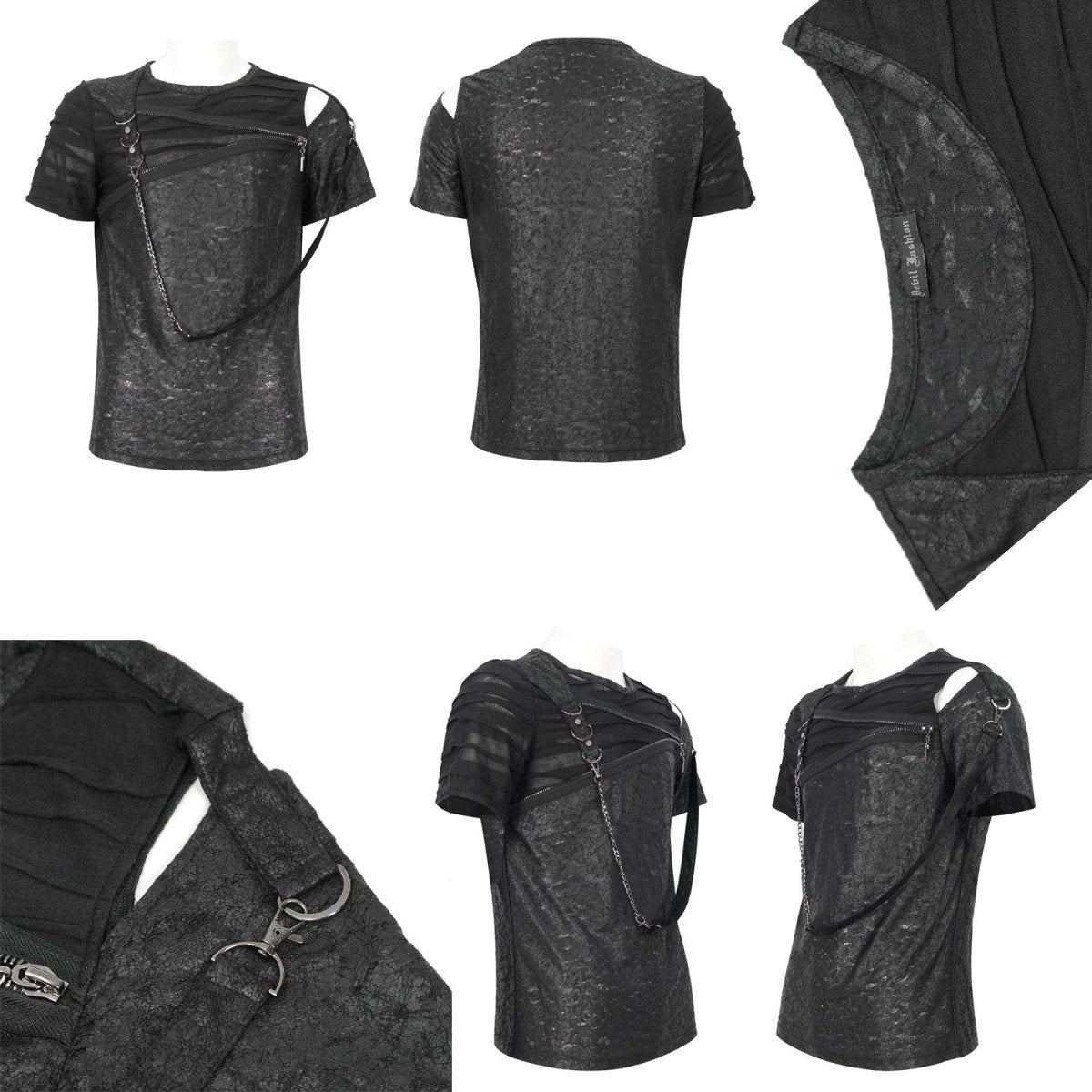 Camiseta Asimétrica para Hombre - Crazyinlove