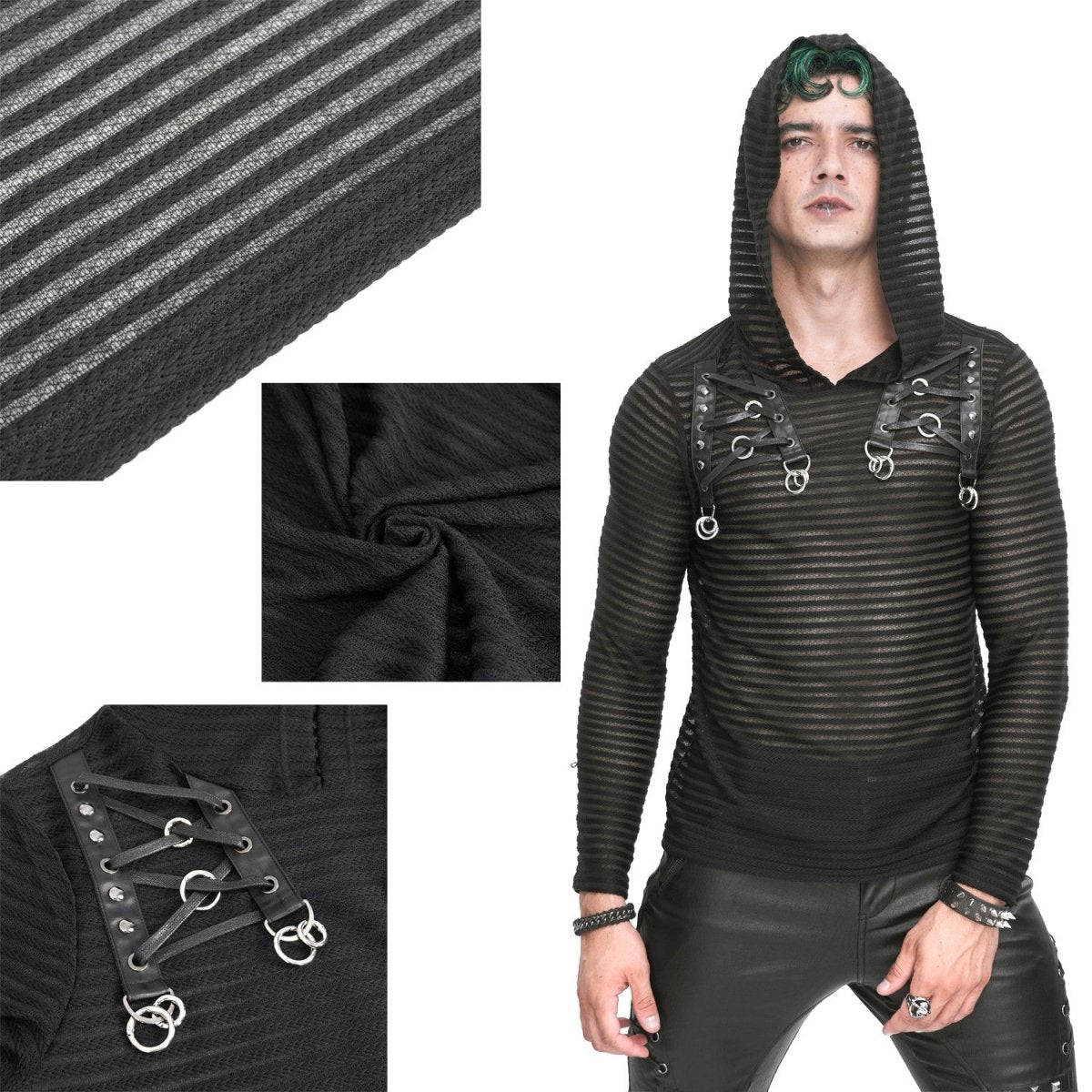 Camiseta con Capucha para Hombre - Crazyinlove