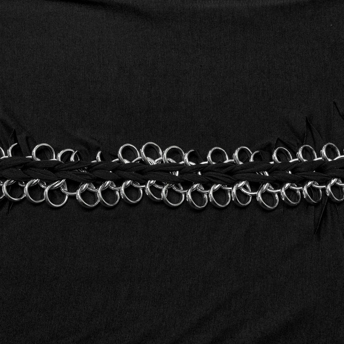 Camiseta Gótica de Esqueleto con Espalda de Anillas - Crazyinlove