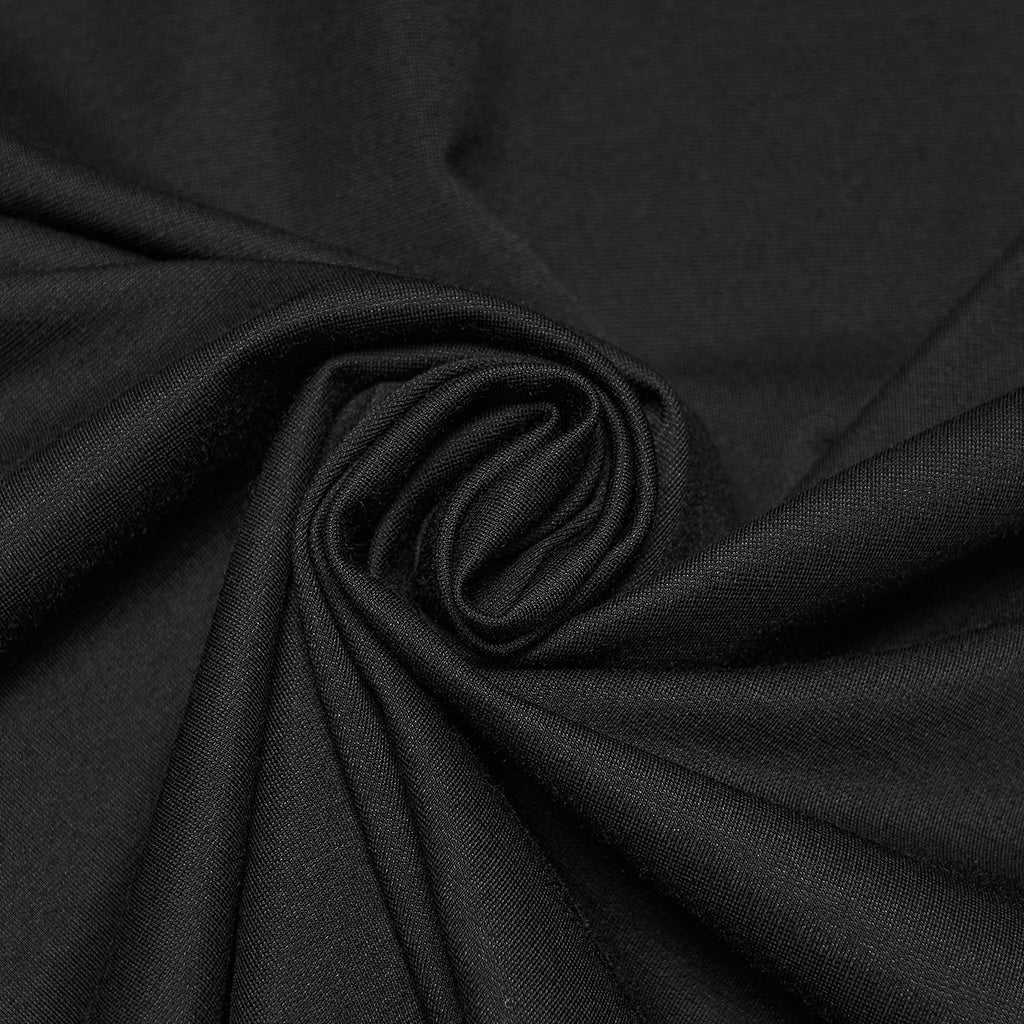 Muestra del punto elástico negro del cuerpo de la camiseta
