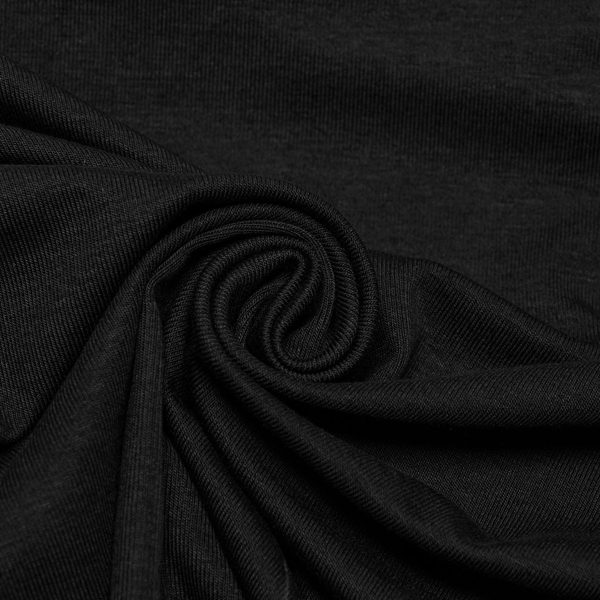 Schwarzes schulterfreies T-Shirt mit gekreuzten Ösenbändern