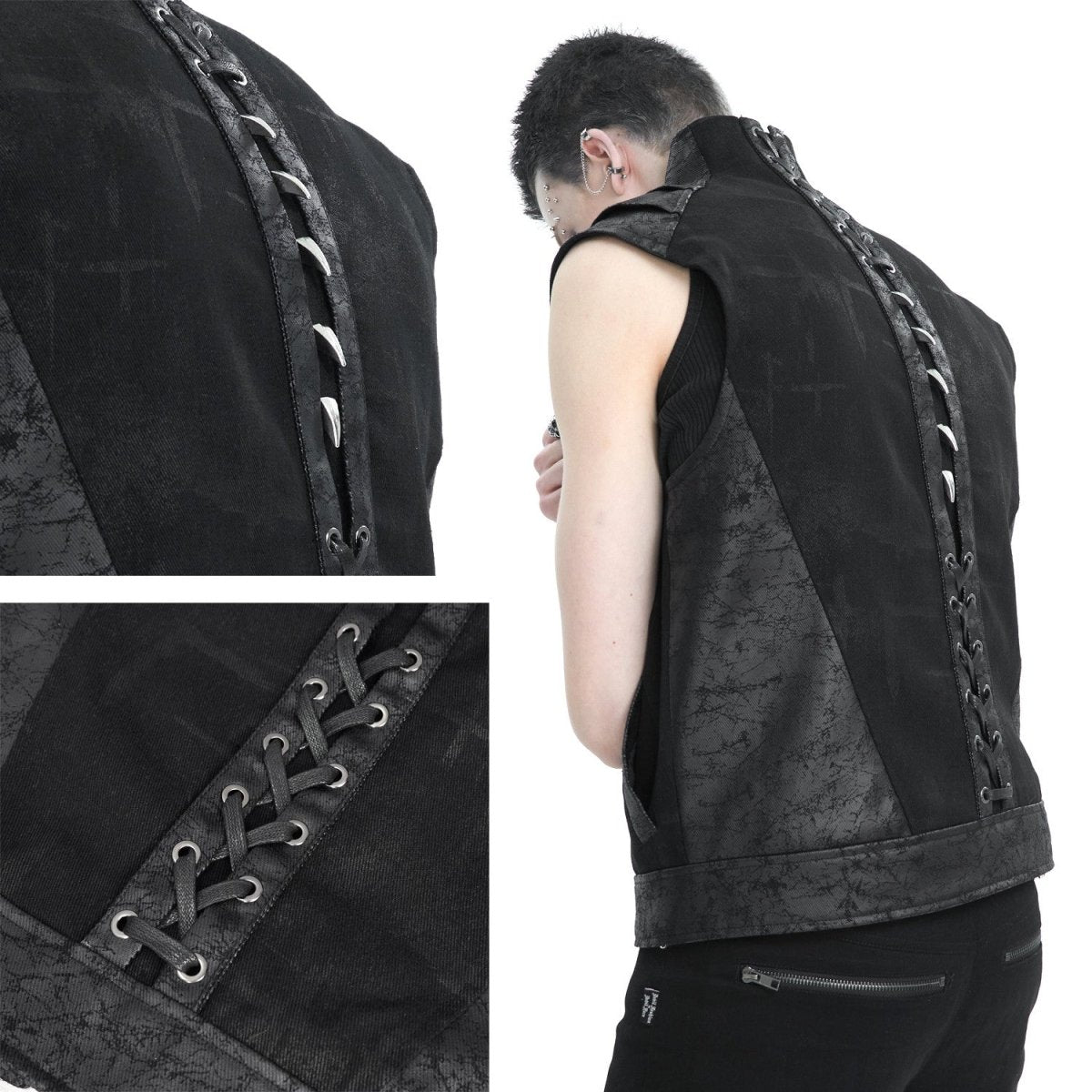 Chaleco con Tachuelas para Hombre - Crazyinlove