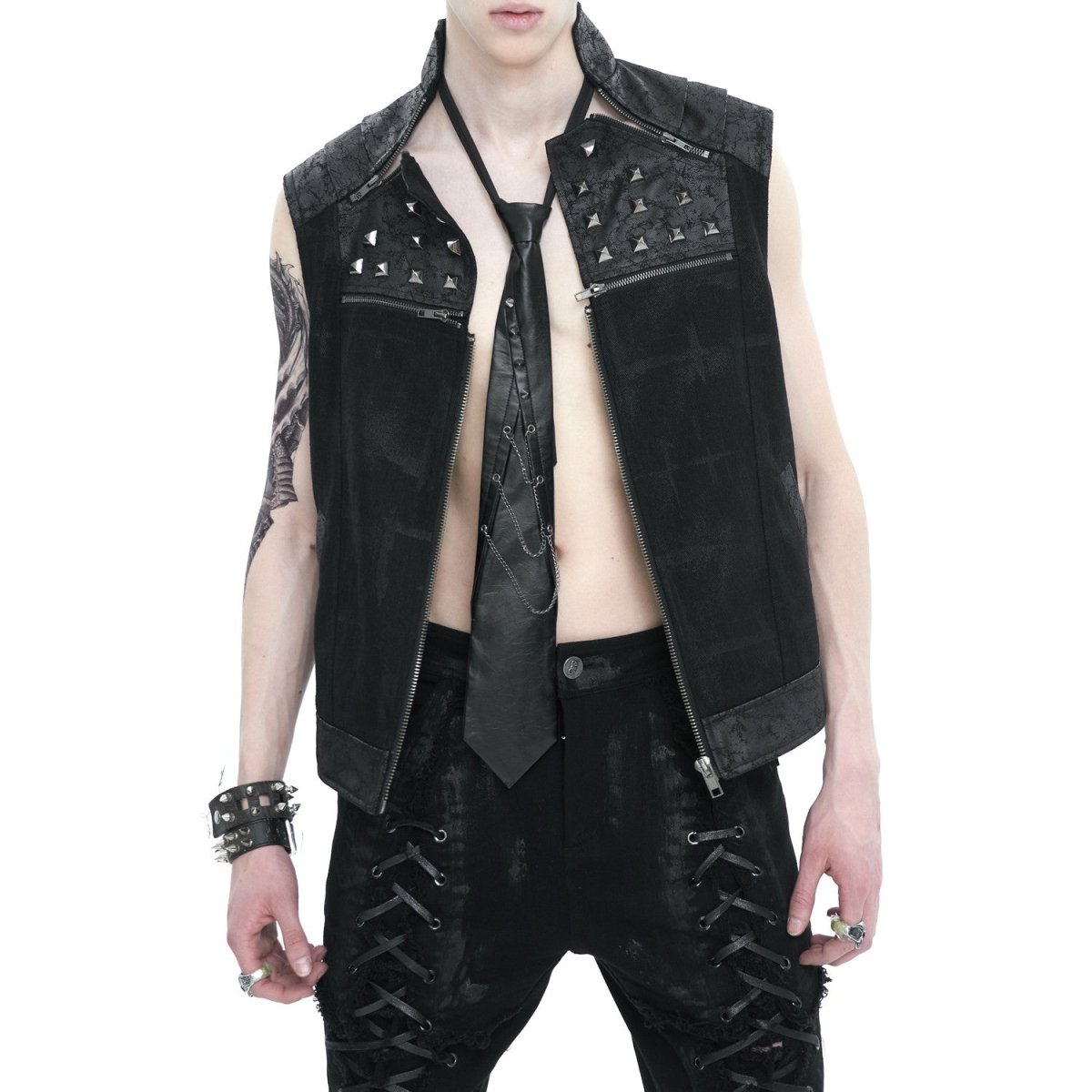 Chaleco con Tachuelas para Hombre - Crazyinlove