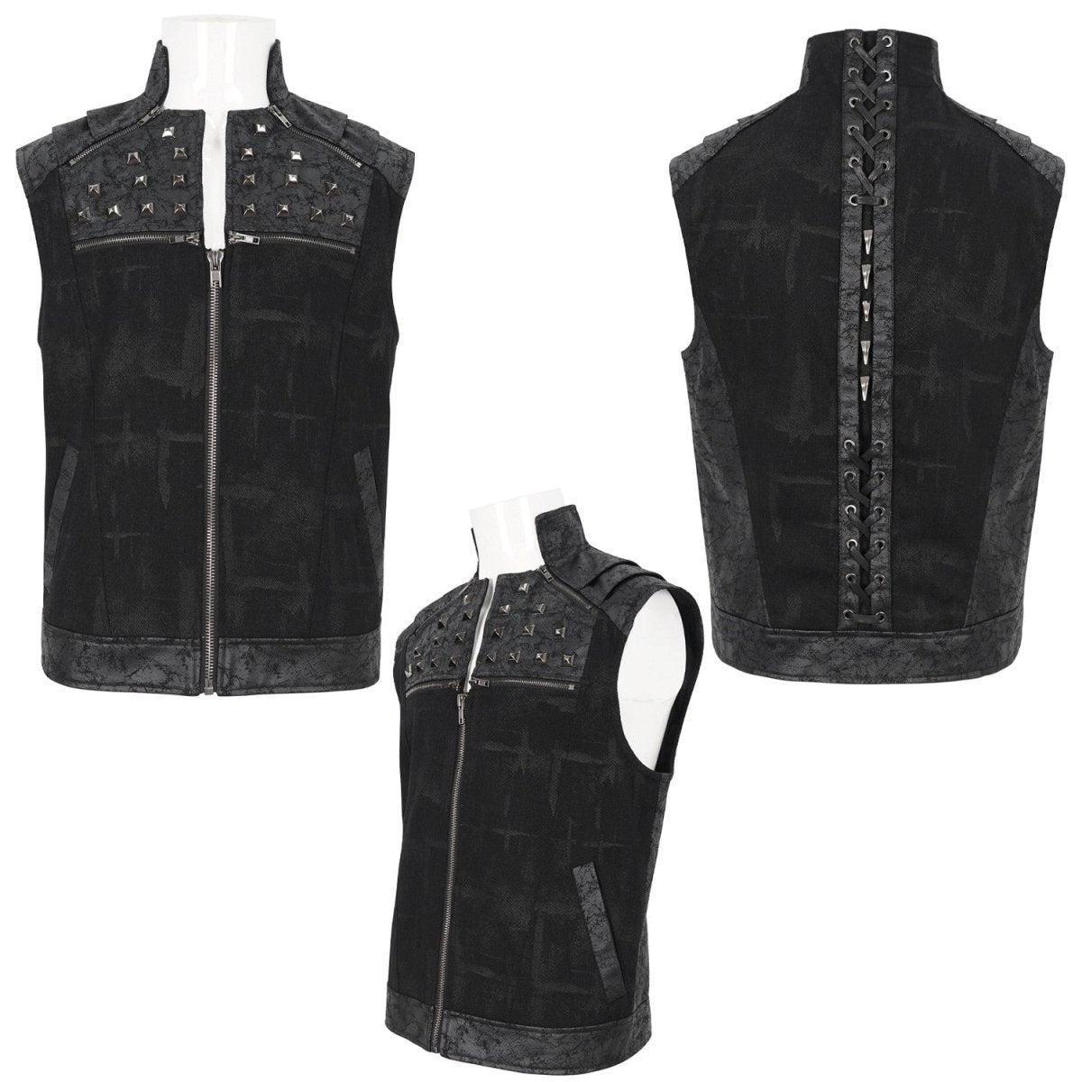 Chaleco con Tachuelas para Hombre - Crazyinlove