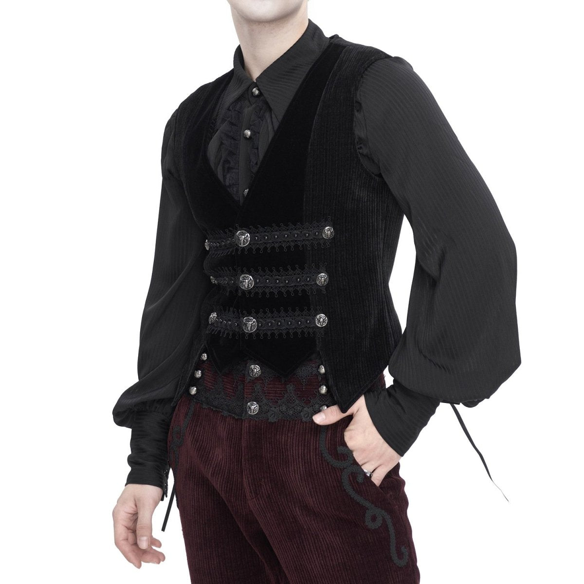 Chaleco Negro para Hombre - Crazyinlove