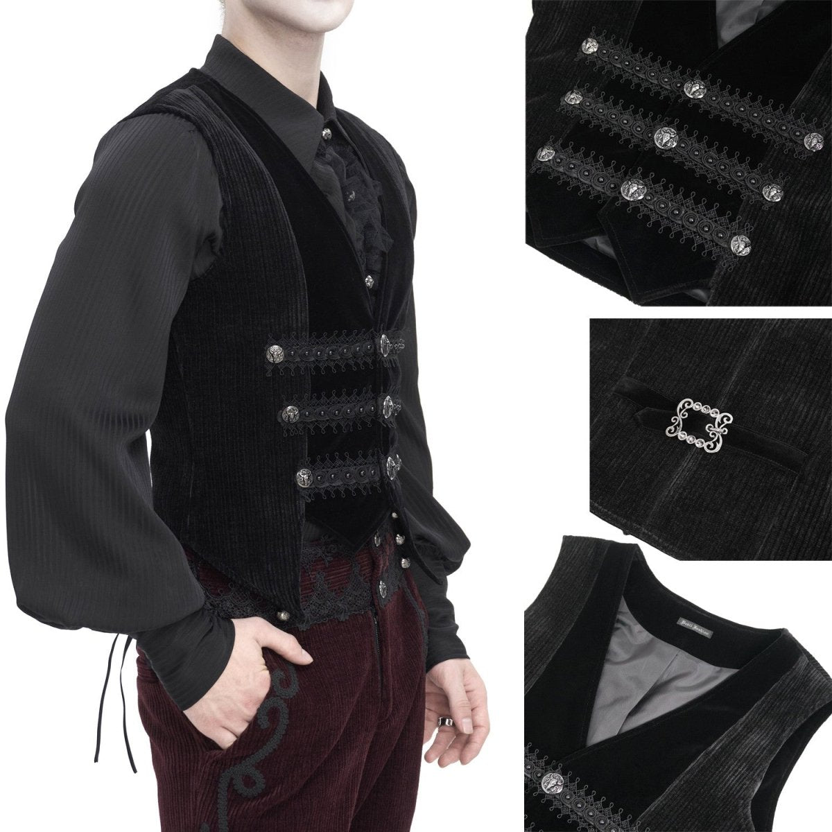 Chaleco Negro para Hombre - Crazyinlove