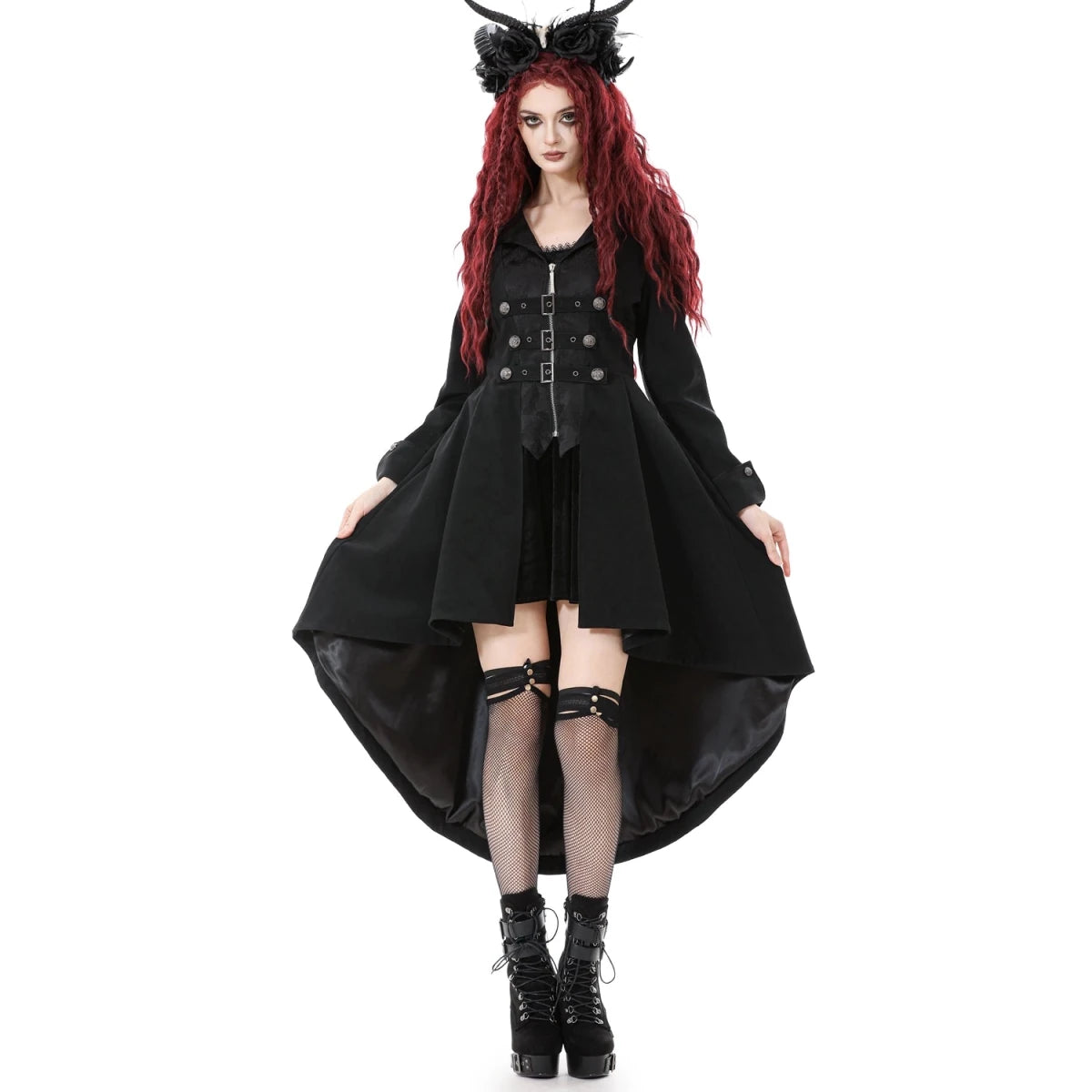 Chaqueta con Hebillas y Lazada Trasera - Crazyinlove