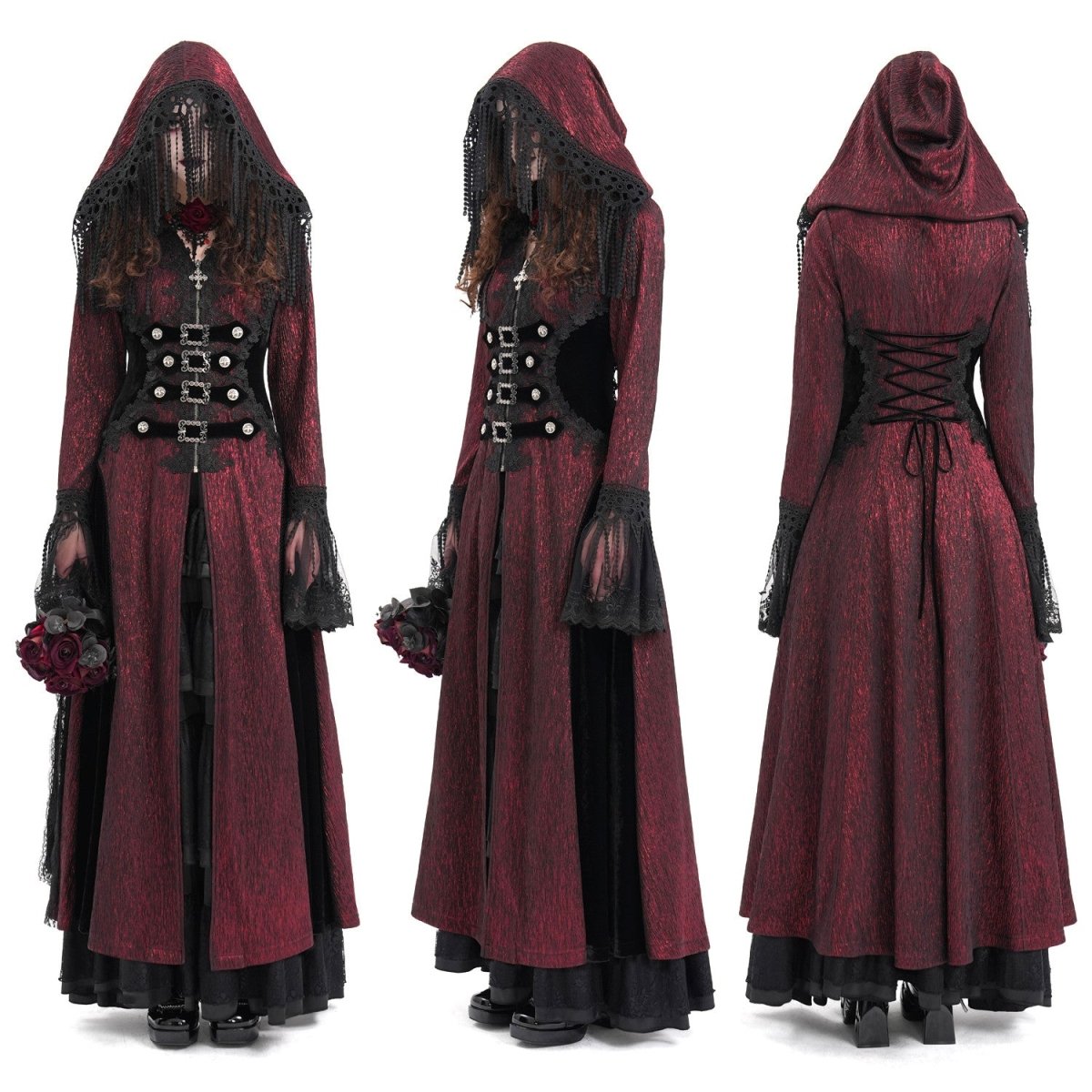 Chaqueta Roja con Flecos - Crazyinlove