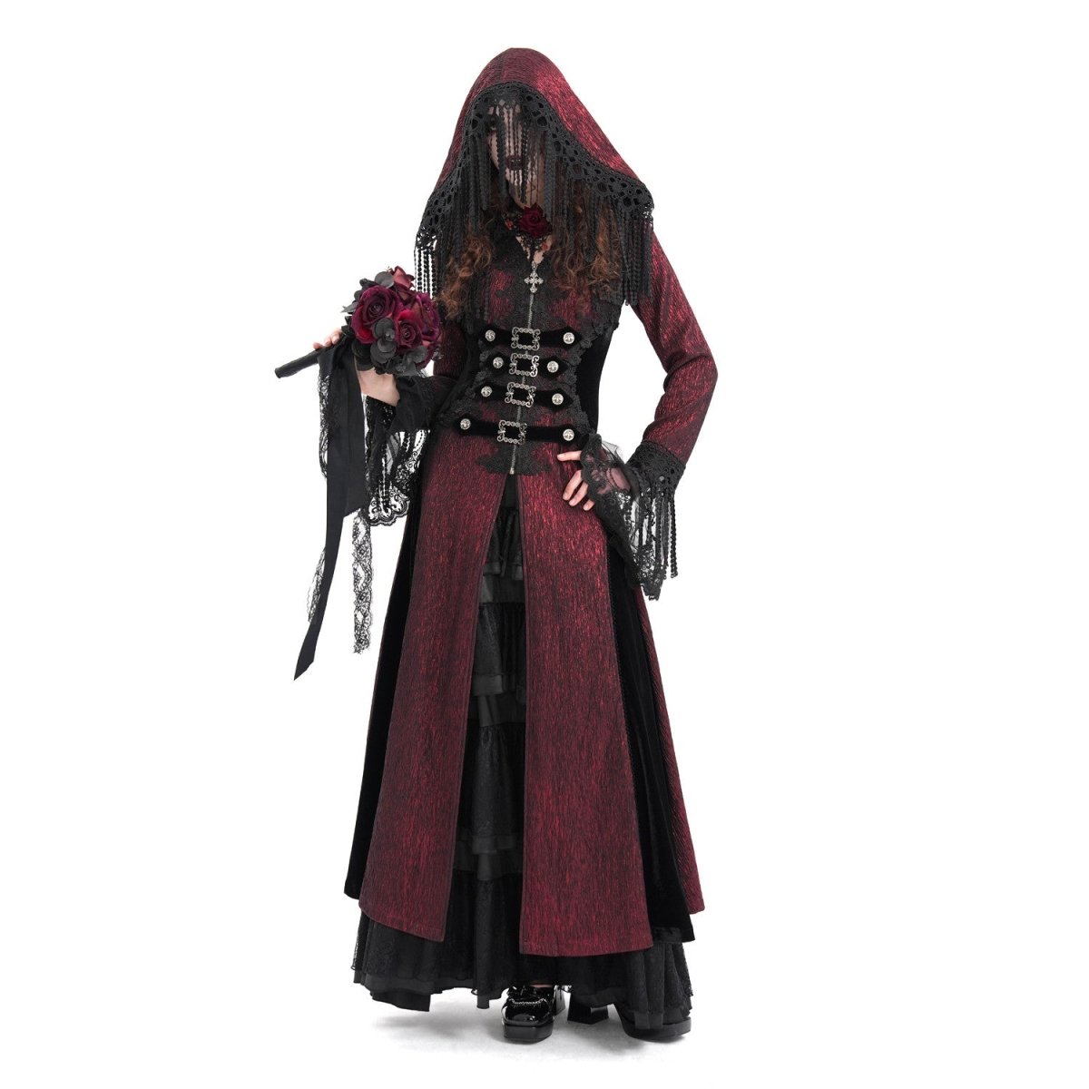 Chaqueta Roja con Flecos - Crazyinlove