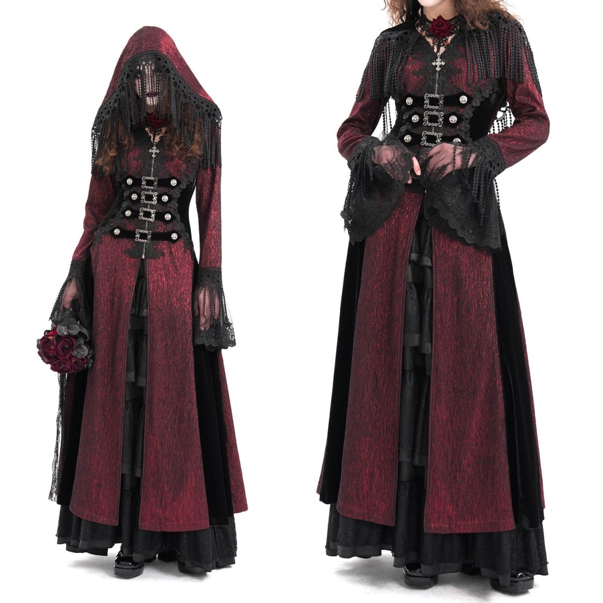 Chaqueta Roja con Flecos - Crazyinlove